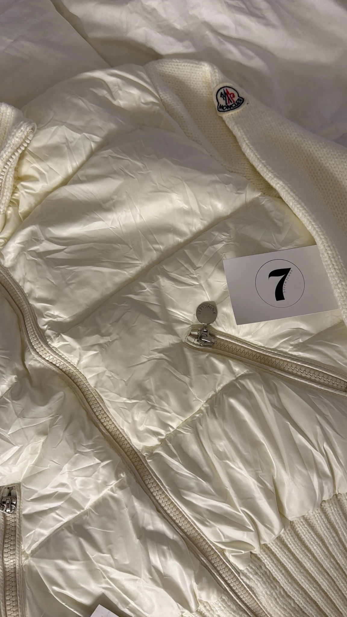 MONCLER WHITE FALL JACKET