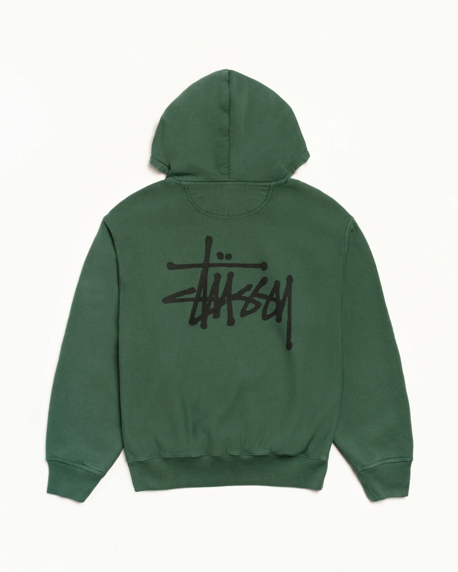 BASIC STÜSSY ZIP HOODIE PIGMENT DYED
