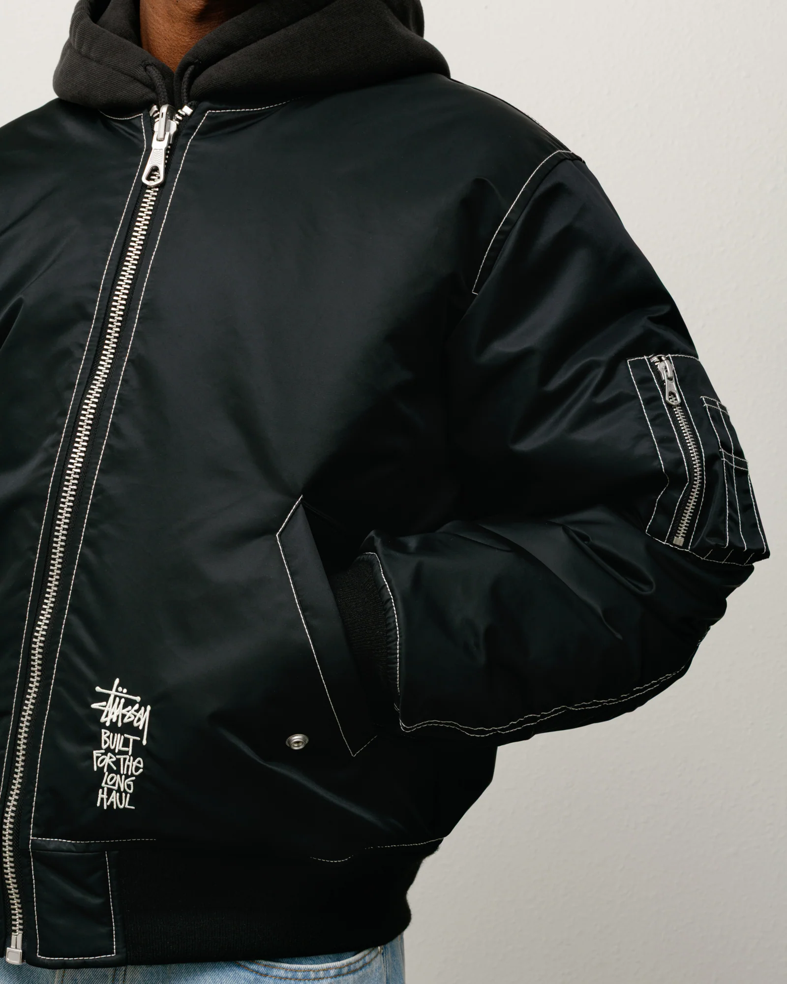BUILT REVERSIBLE BOMBER JACKET