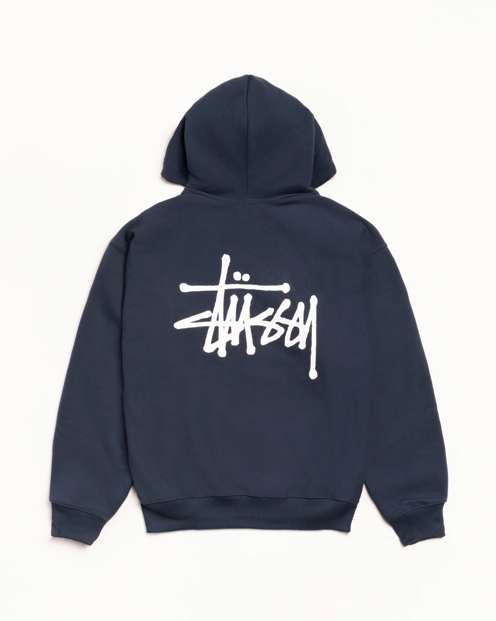 BASIC STÜSSY ZIP HOODIE