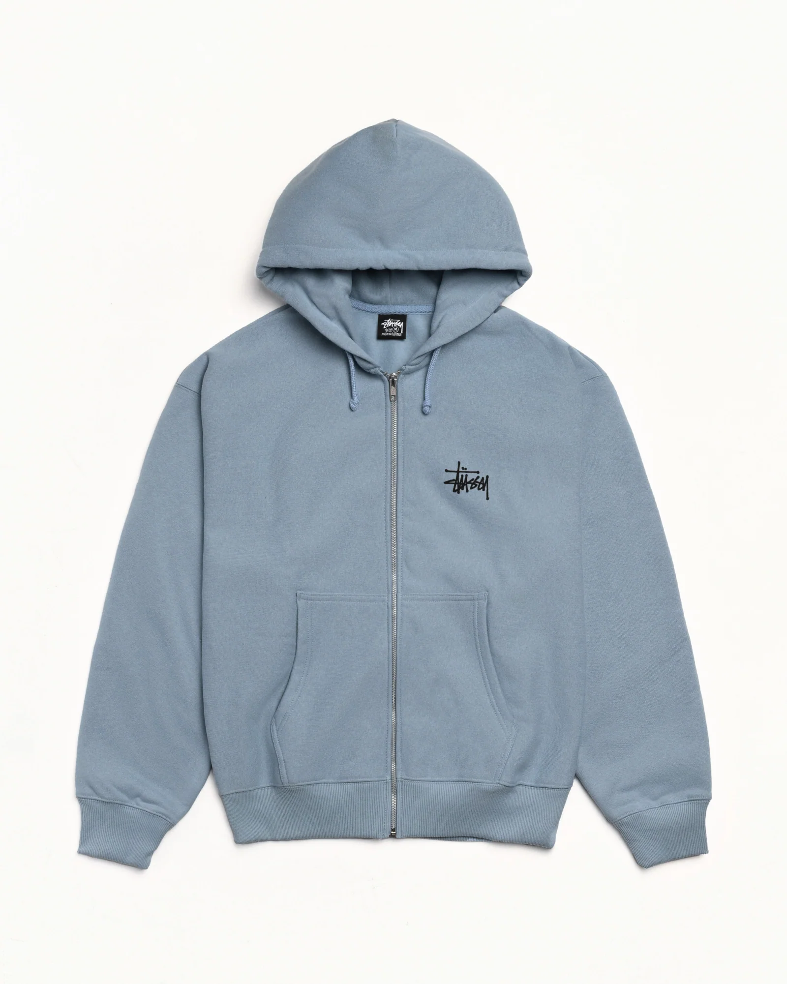 BASIC STÜSSY ZIP HOODIE
