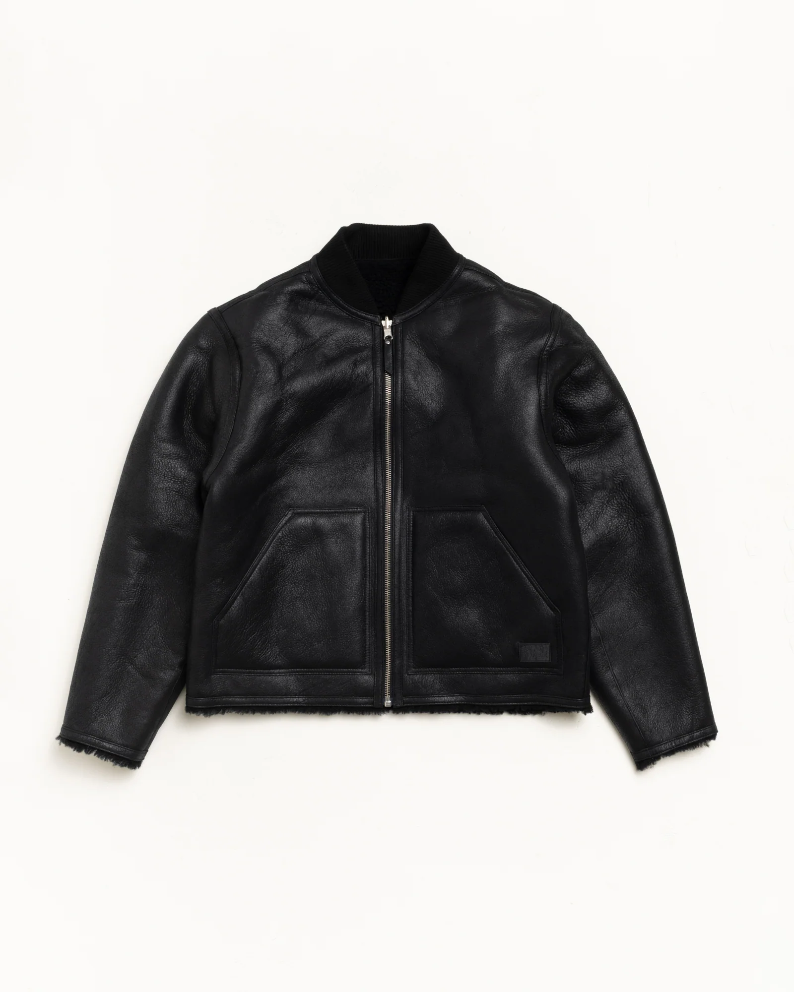 SHEARLING REVERSIBLE BOMBER
