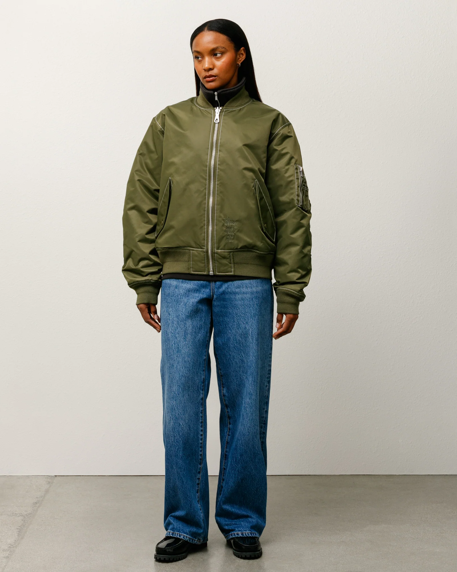 BUILT REVERSIBLE BOMBER JACKET