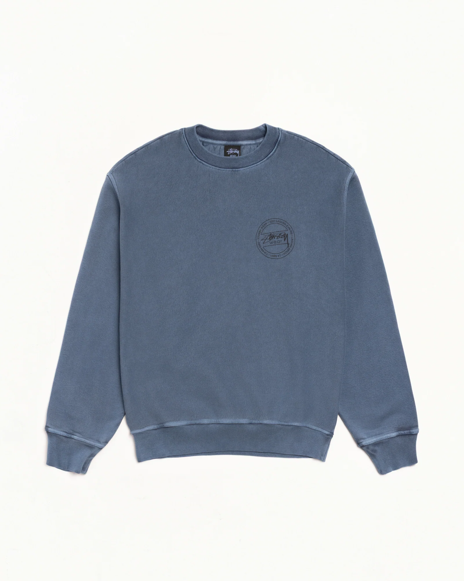 STÜSSY WEAR CREW PIGMENT DYED