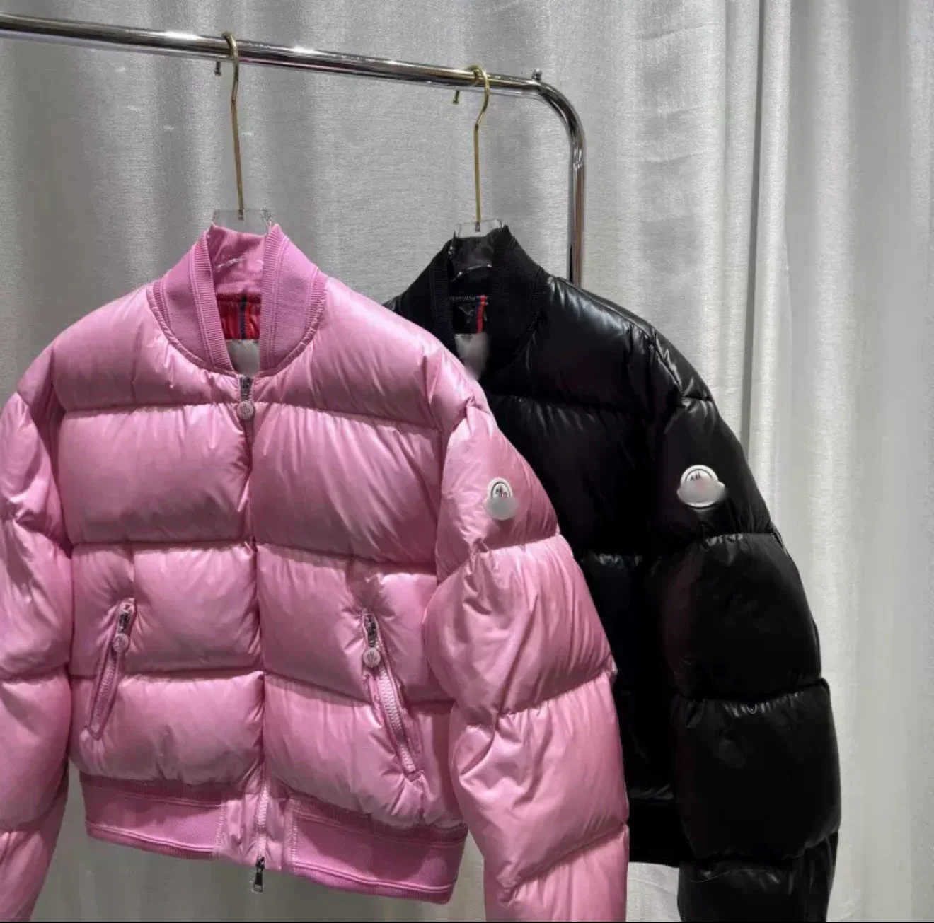 MONCLER BOMBER JACKET PINK