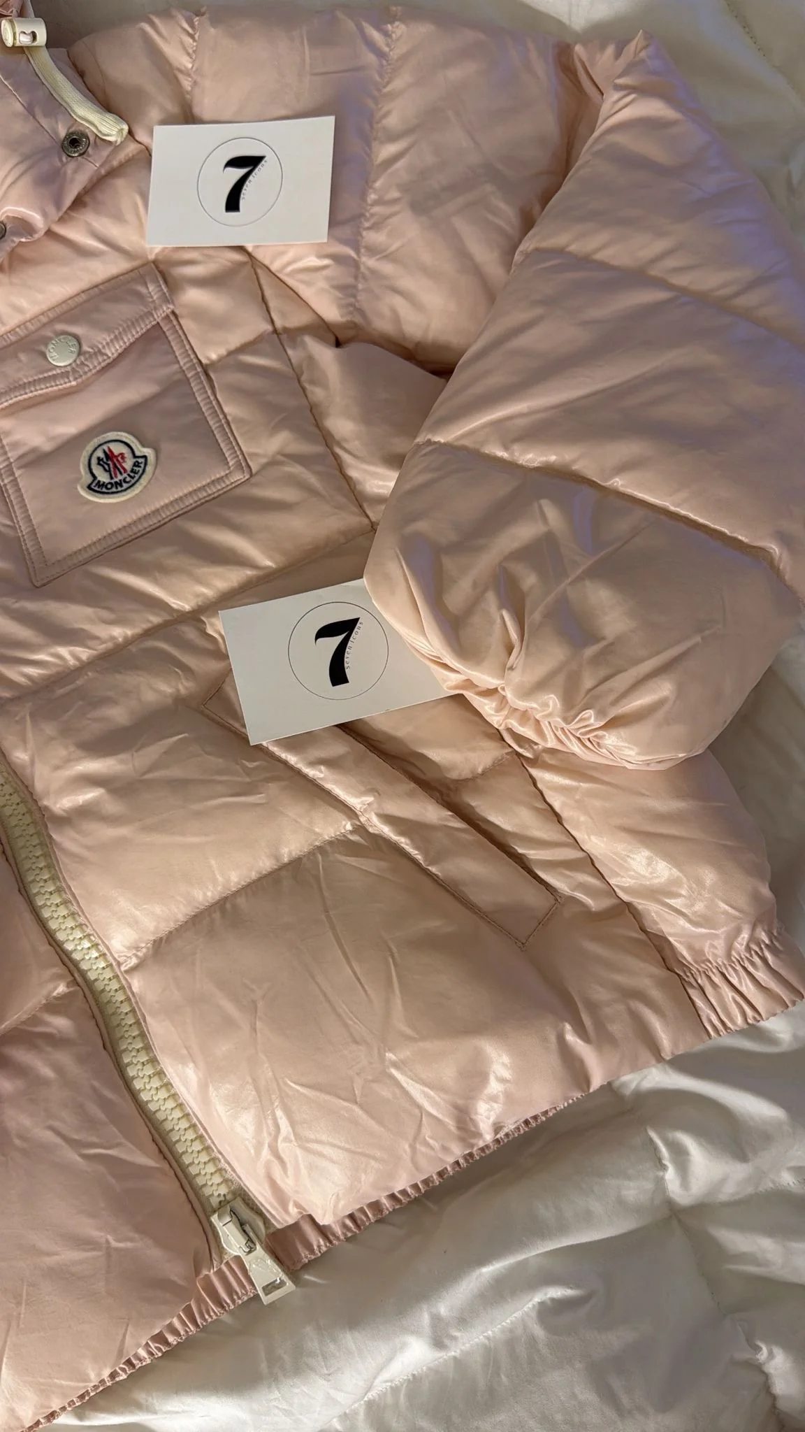 BABY PINK ICE MONCLER JACKET