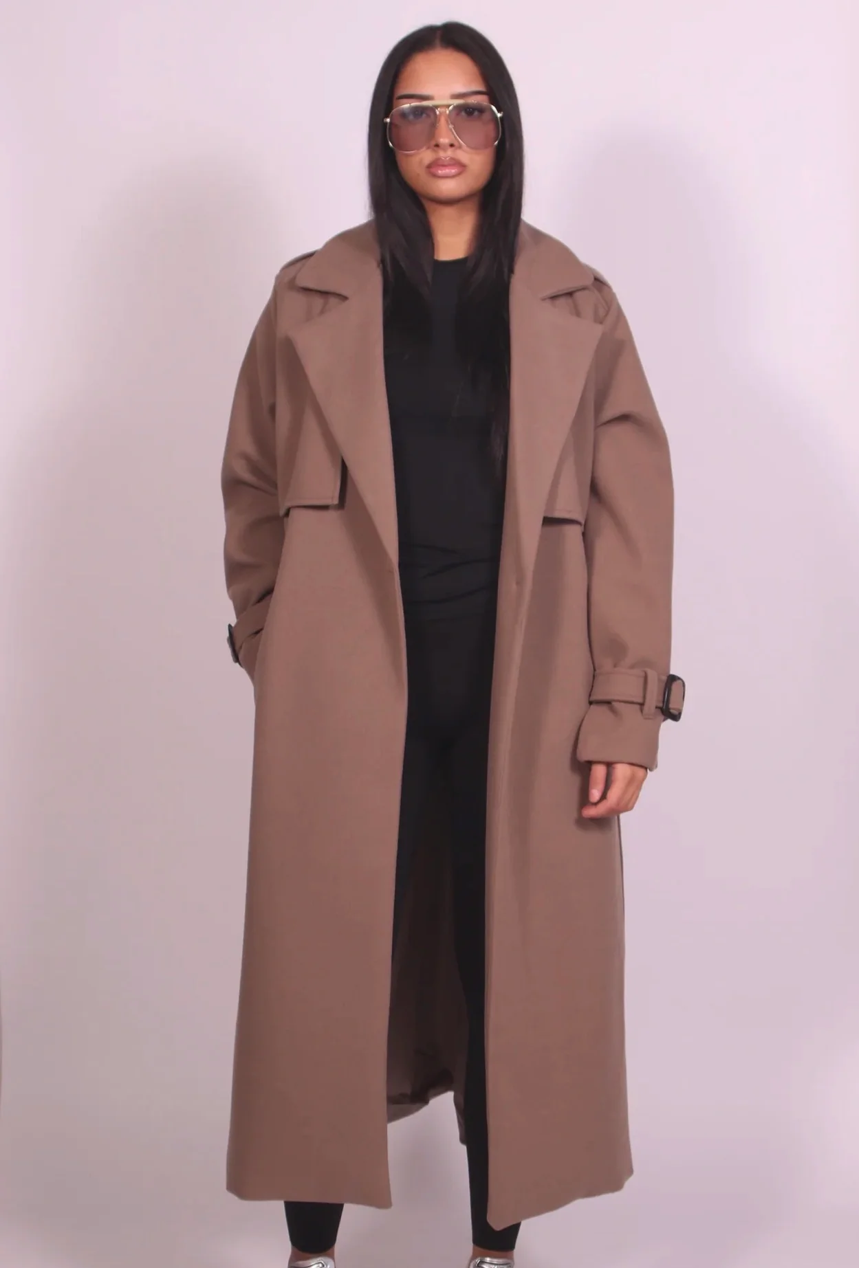 WINTER TRENCH TAUPE