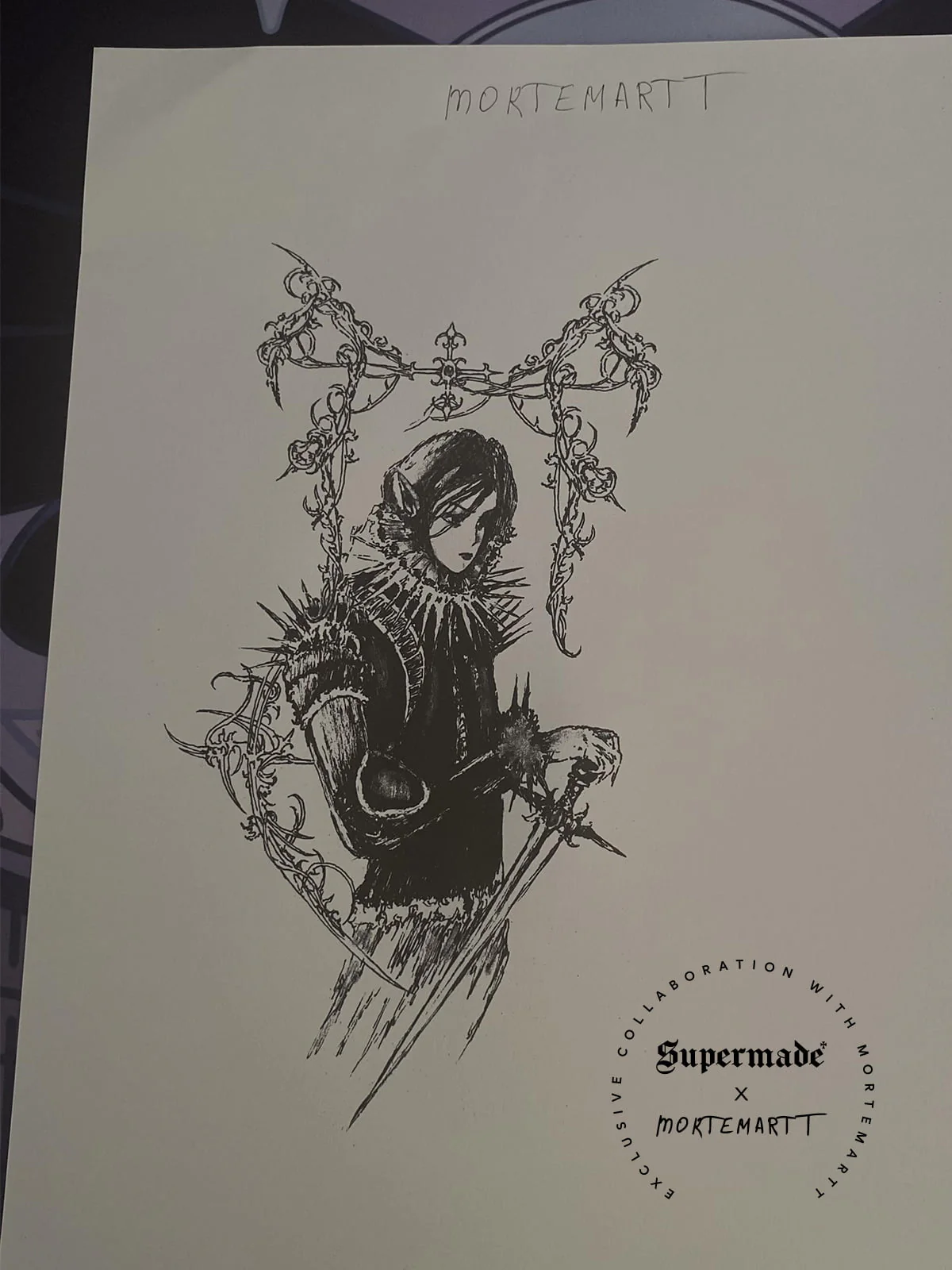 Supermade × Mortemartt Graphic Hooded Jacket- 2279