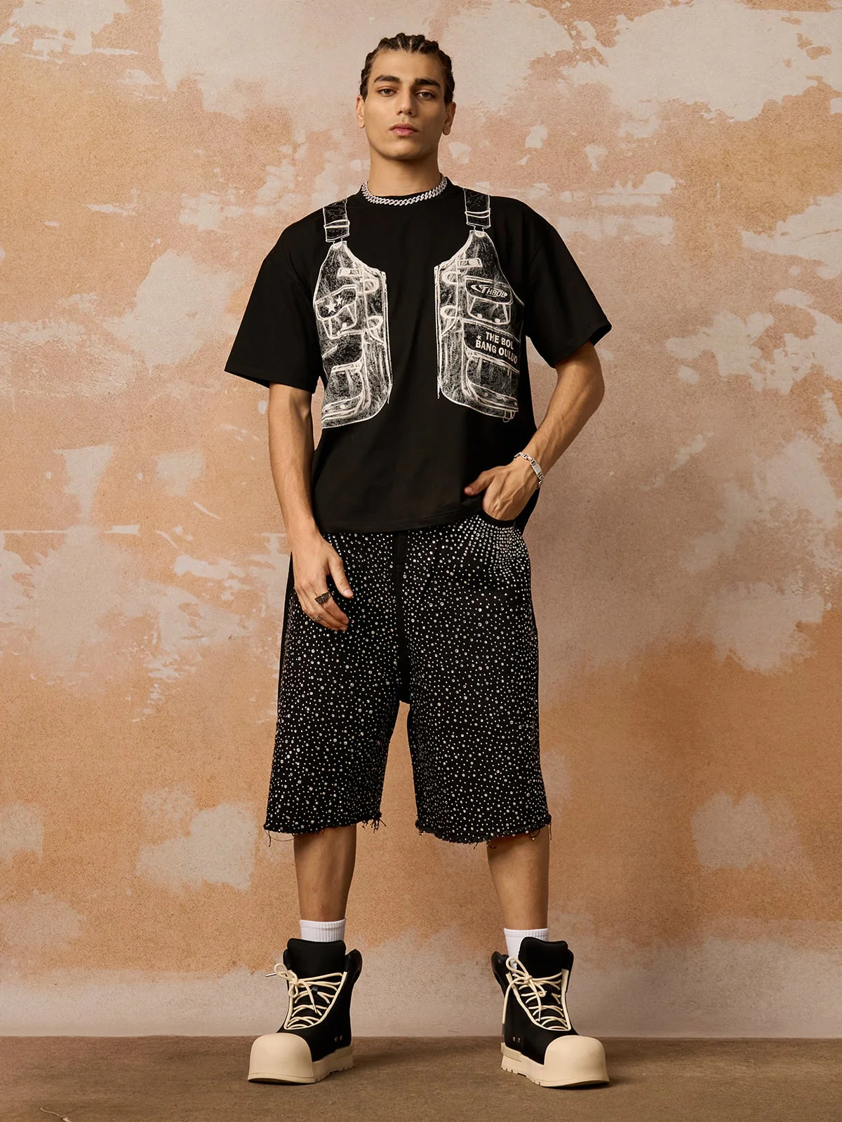 Jacket Print Graphic T-Shirt