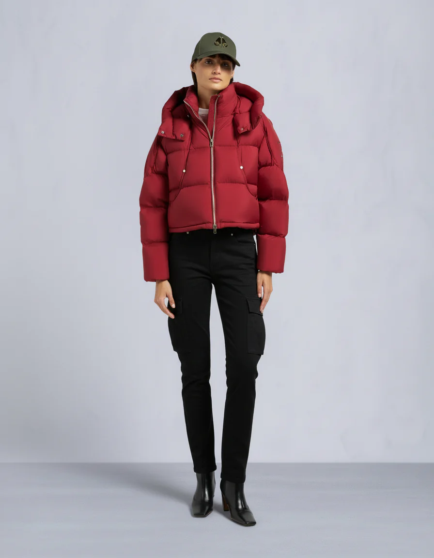 AKAI CROPPED PUFFER