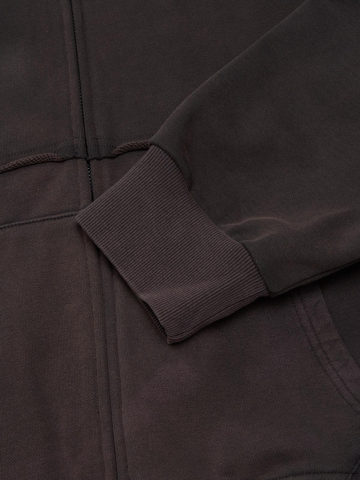 Original Washed & Ripped Skull Cardigan Cotton Hoodie Set