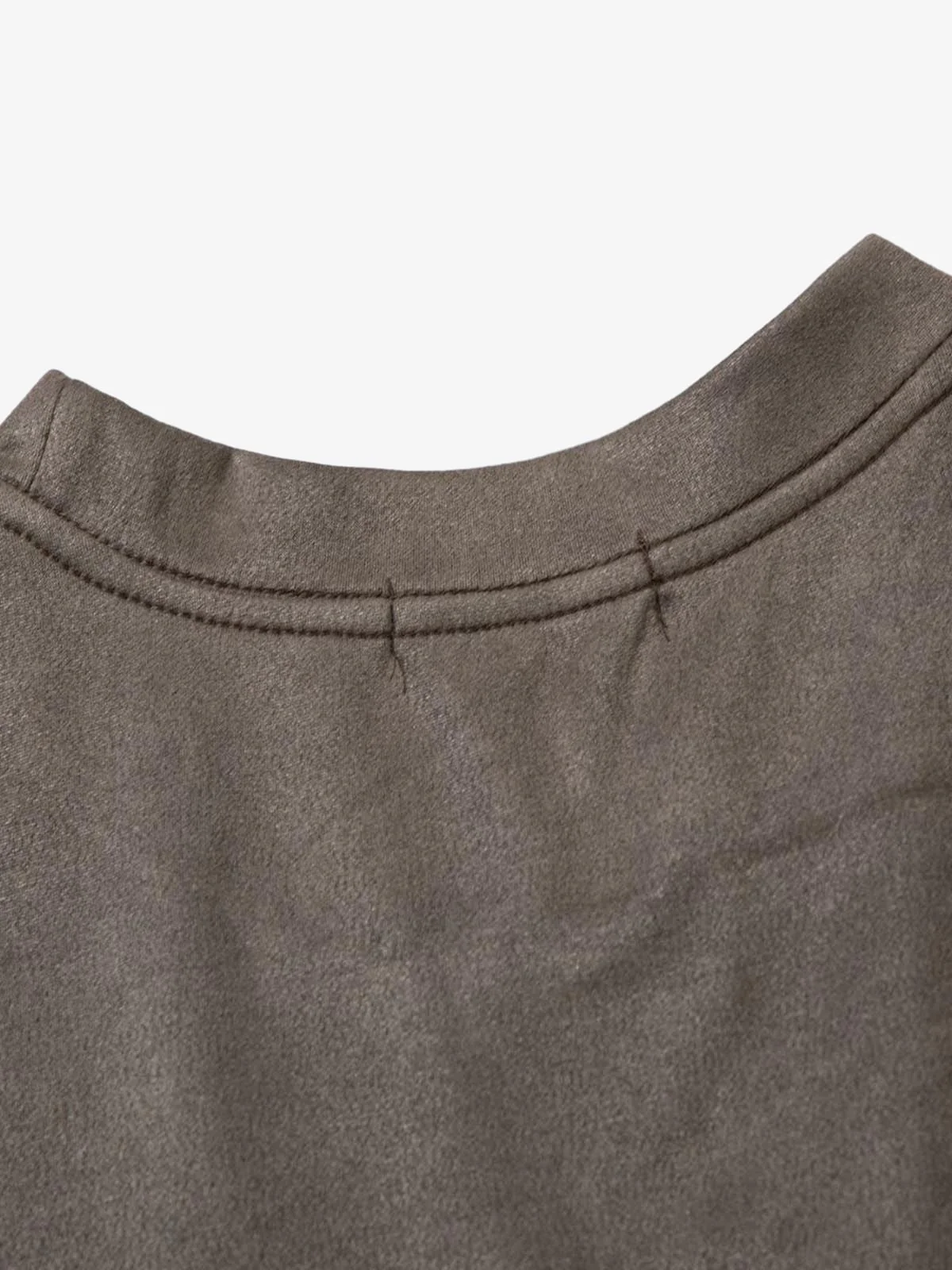 Suede Thorn Embroidered Vest