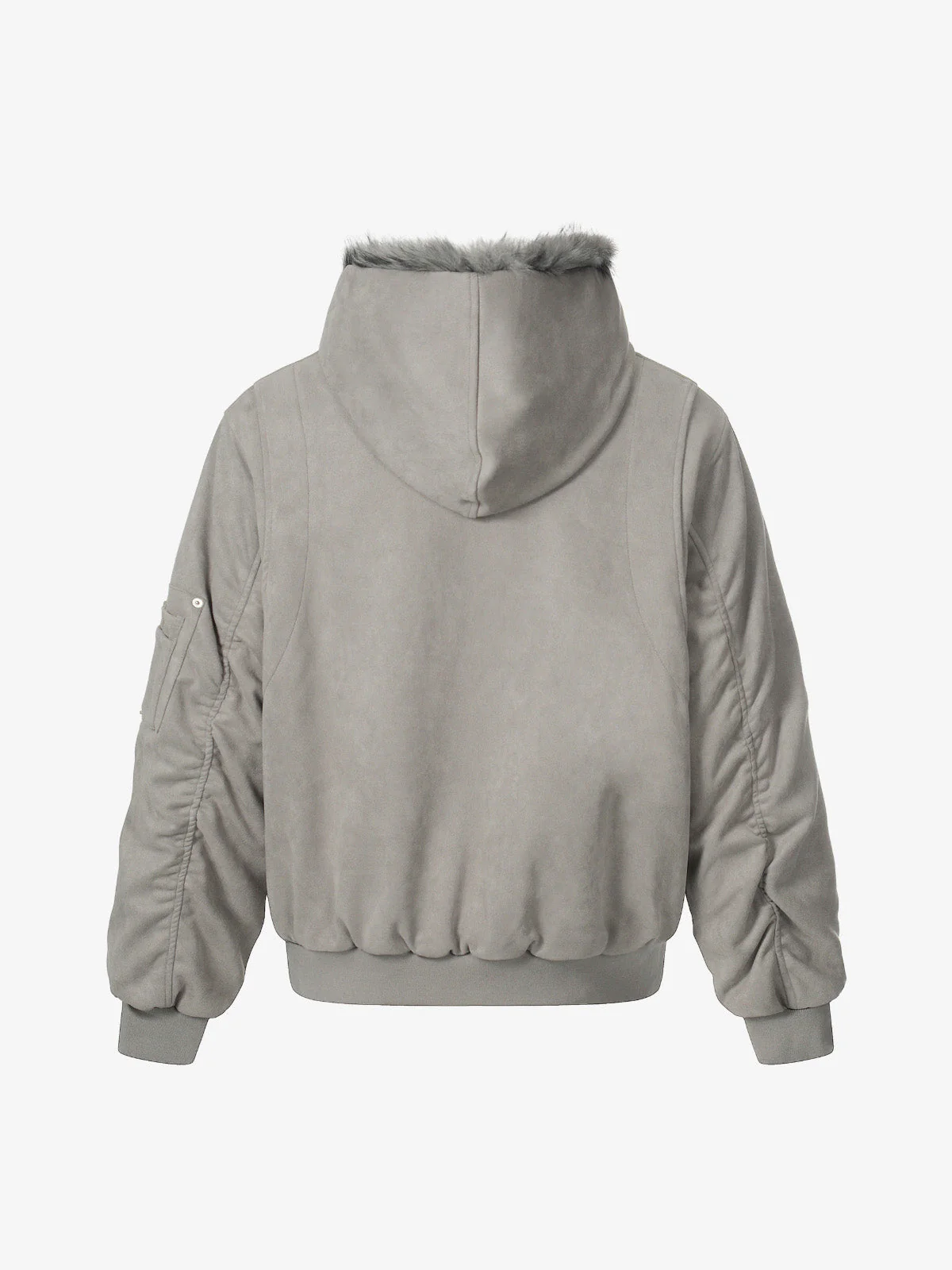 Street Fur Reversible Hooded Jacket - 2493