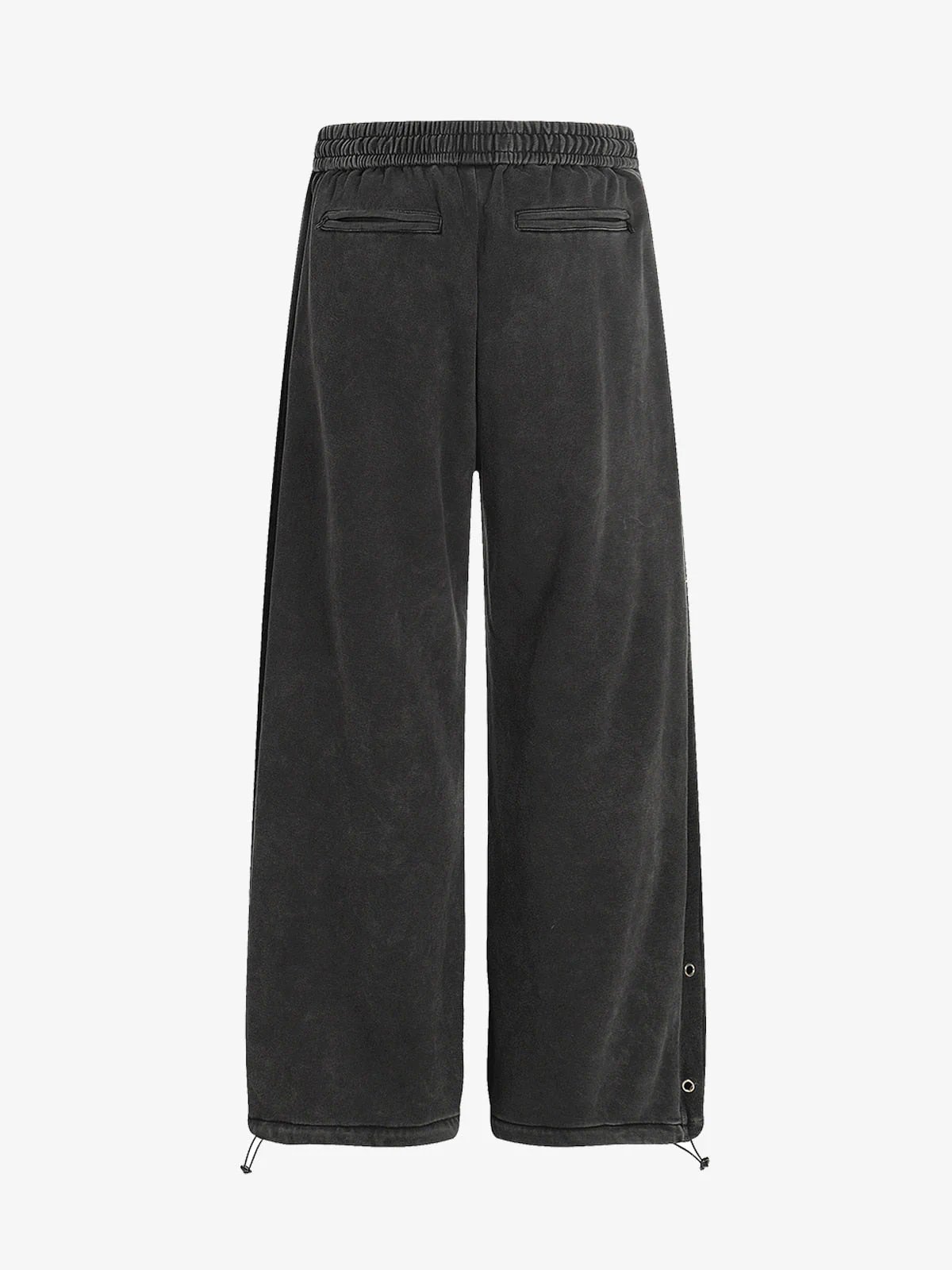 Street Washed Mottled Rivet Letter Print Baggy Sweatpants