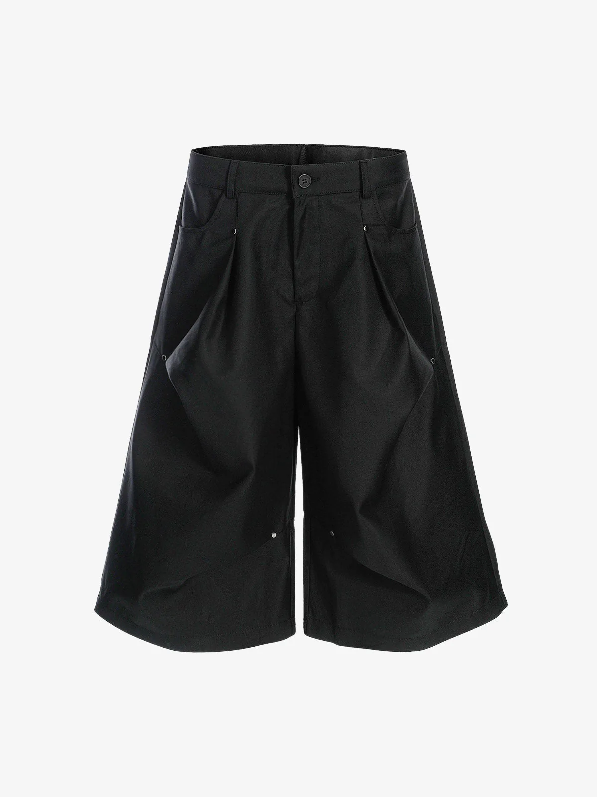 Cleanfit High Waist Baggy Cropped Trousers - 2443