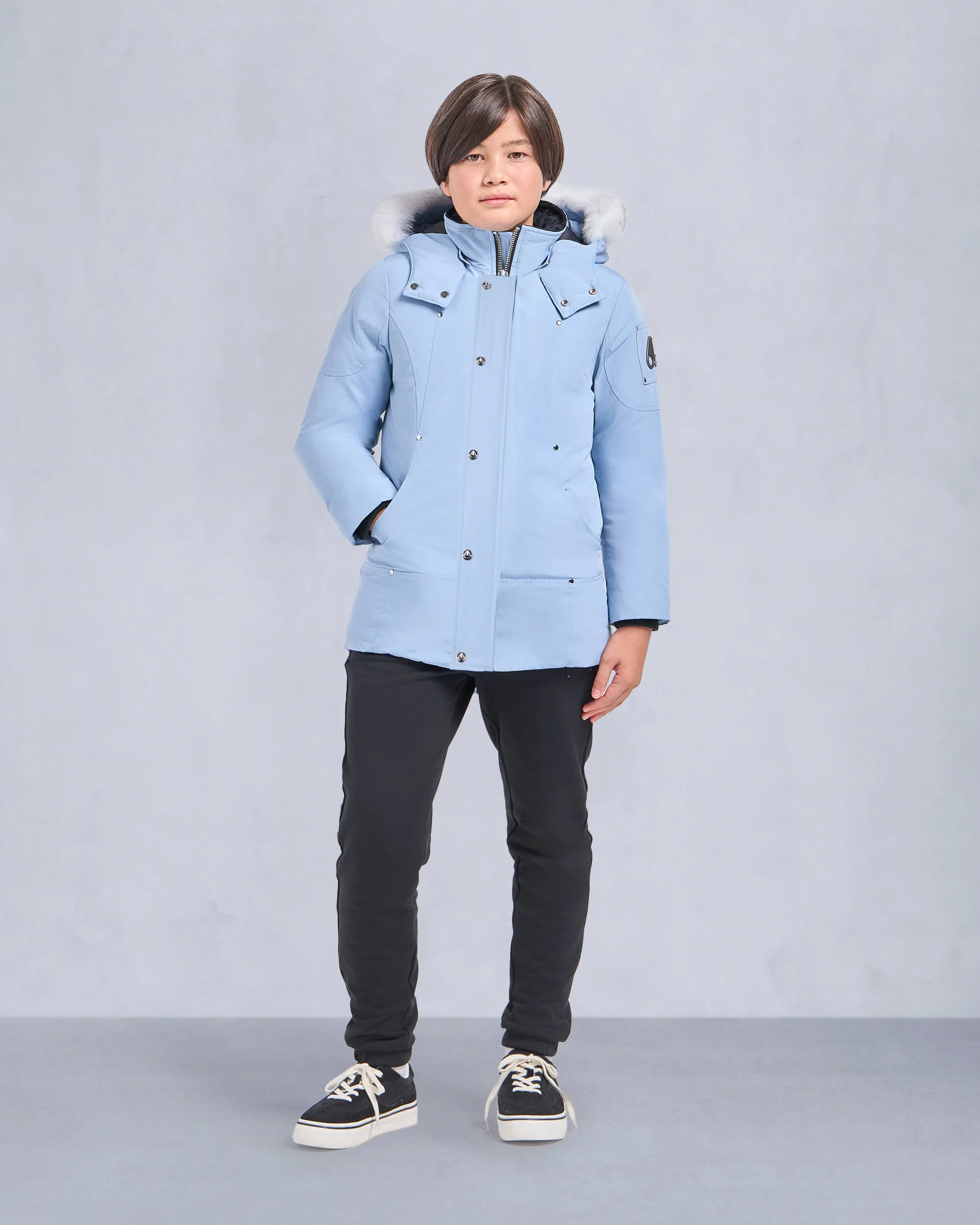 KIDS UNISEX ORIGINAL  SHEARLING TRIM PARKA
