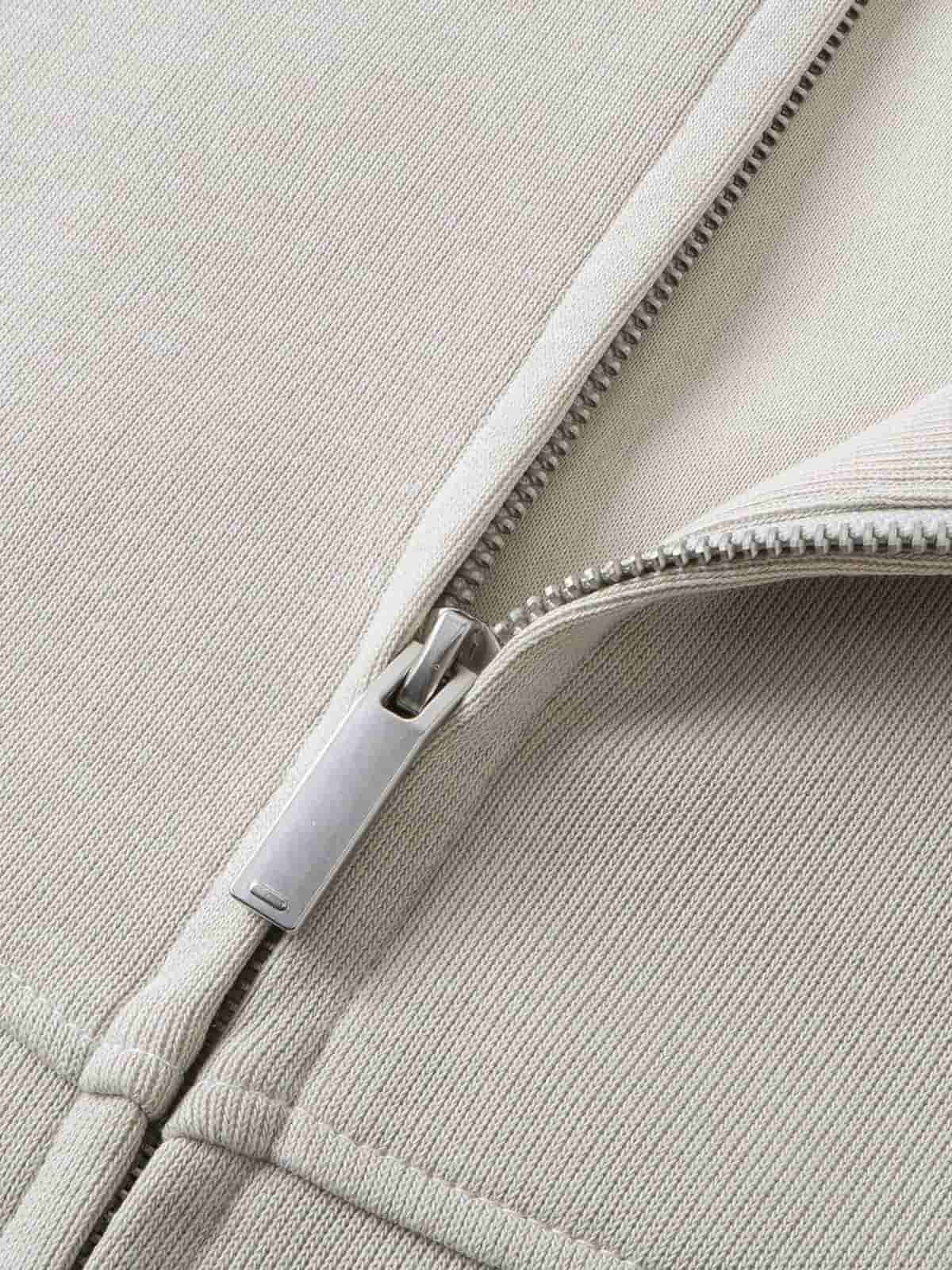 Street Side Tribal Flame Print Zip Up Hoodie