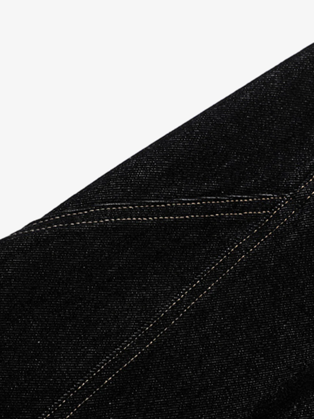 Reverse-Stitched Multi-Button Jeans