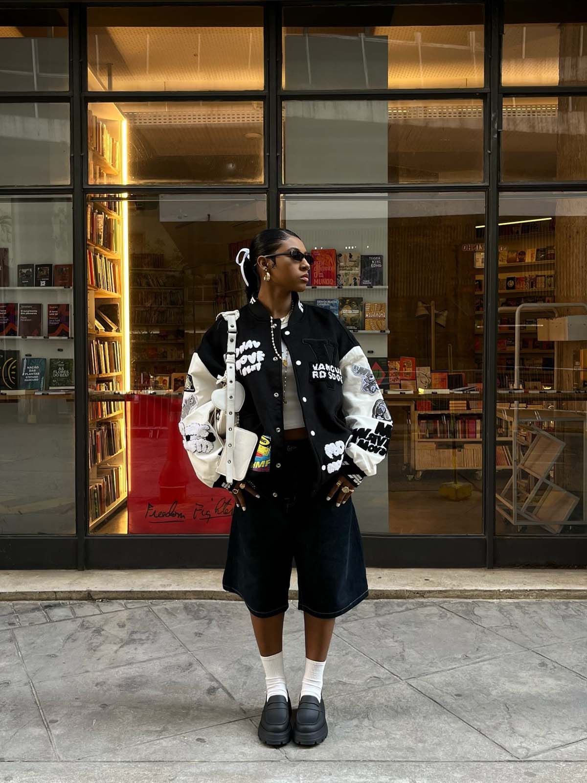 Thesupermade Pink Terry Patch Embroidered Hip Hop Baseball Jersey - 1965