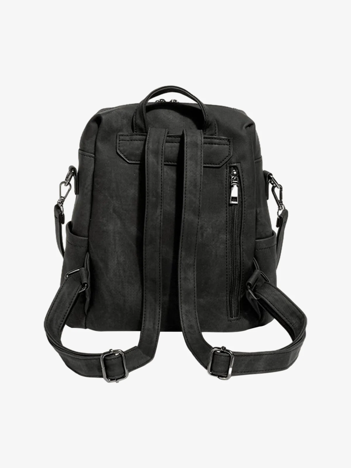 Suede Simple Dual-Use Large Capacity Backpack