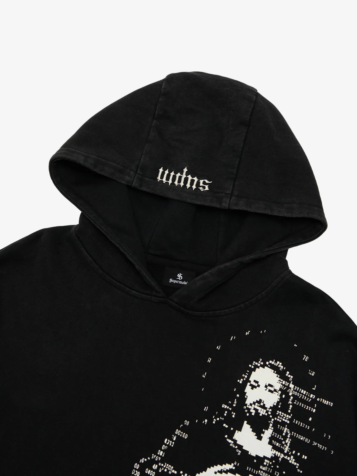 Distressed Electronic Exorcist Print Hoodie