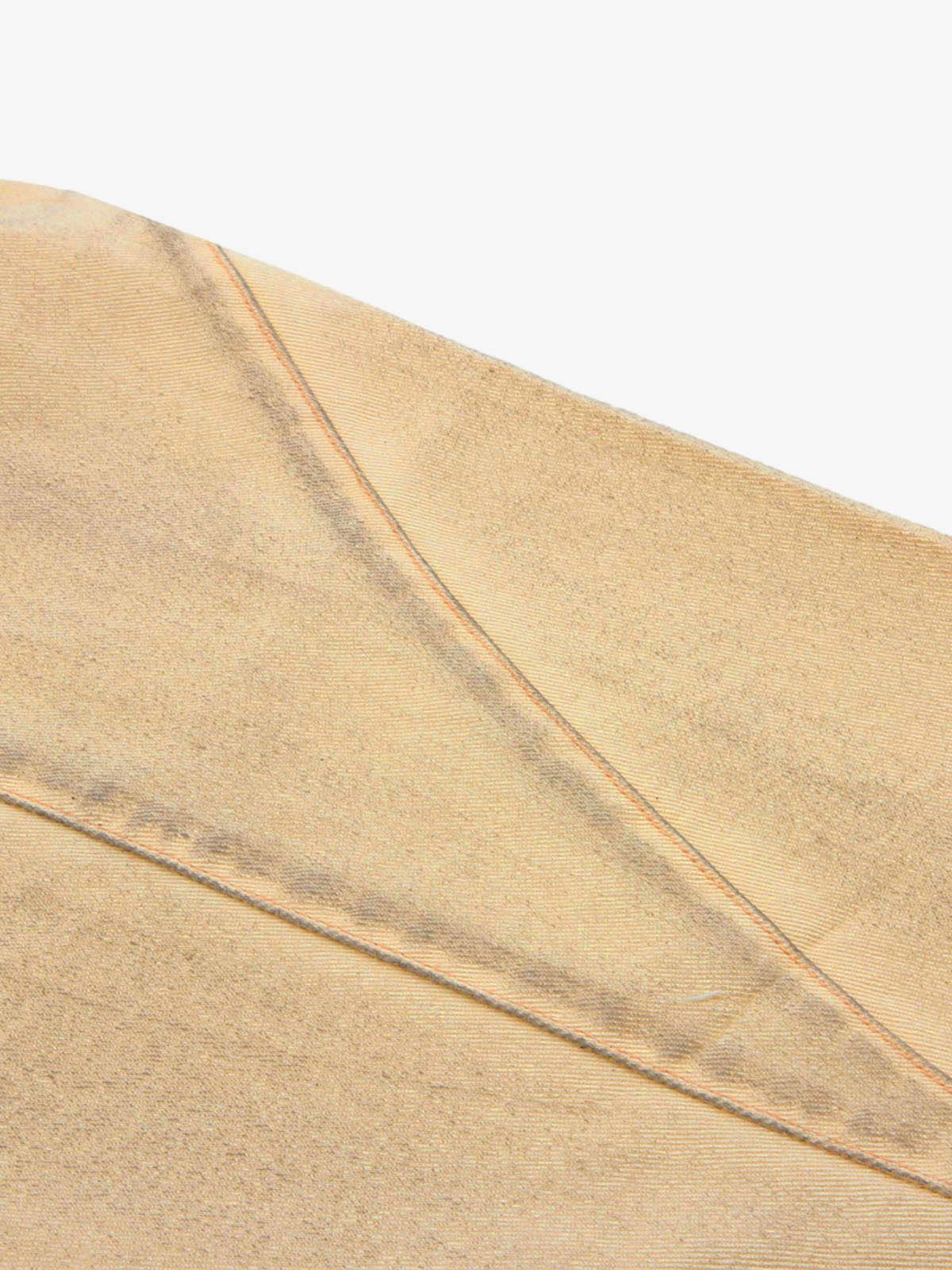 Washed Distressed Detachable Scarf Barrel Jeans - 2550