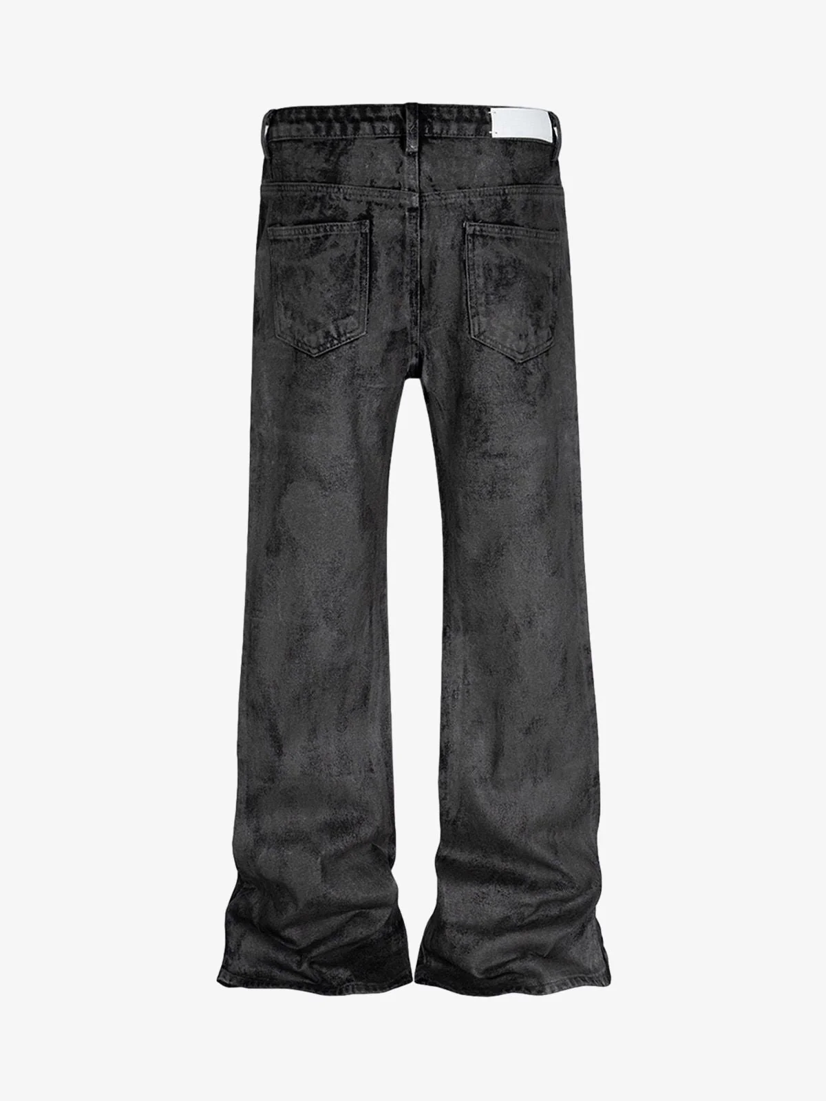 Retro Hand-Brushed Glitter Flare Jeans