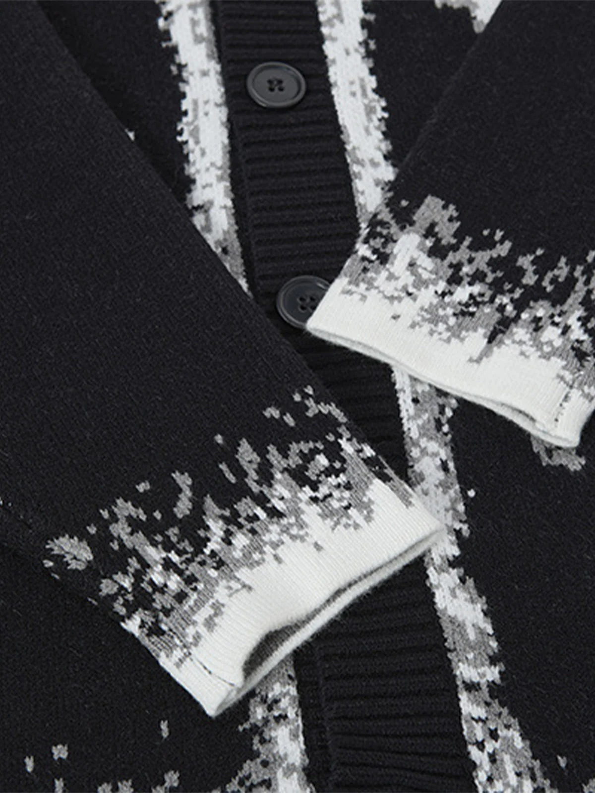 Retro Butterfly Gradient Knit Cardigan Sweater