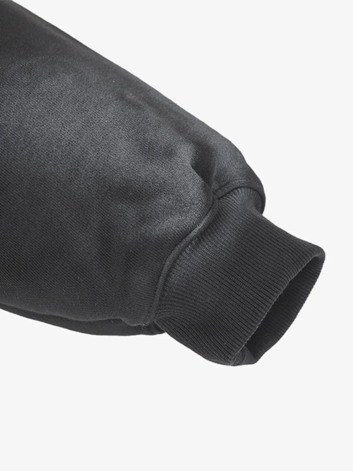 Hip-Hop Wasteland Ink-Dyed Raw Edge Hoodie