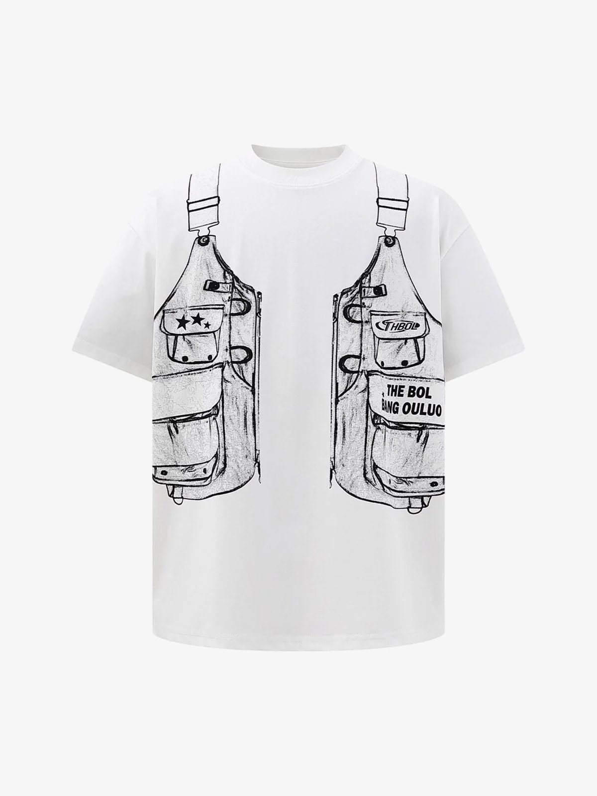 Jacket Print Graphic T-Shirt