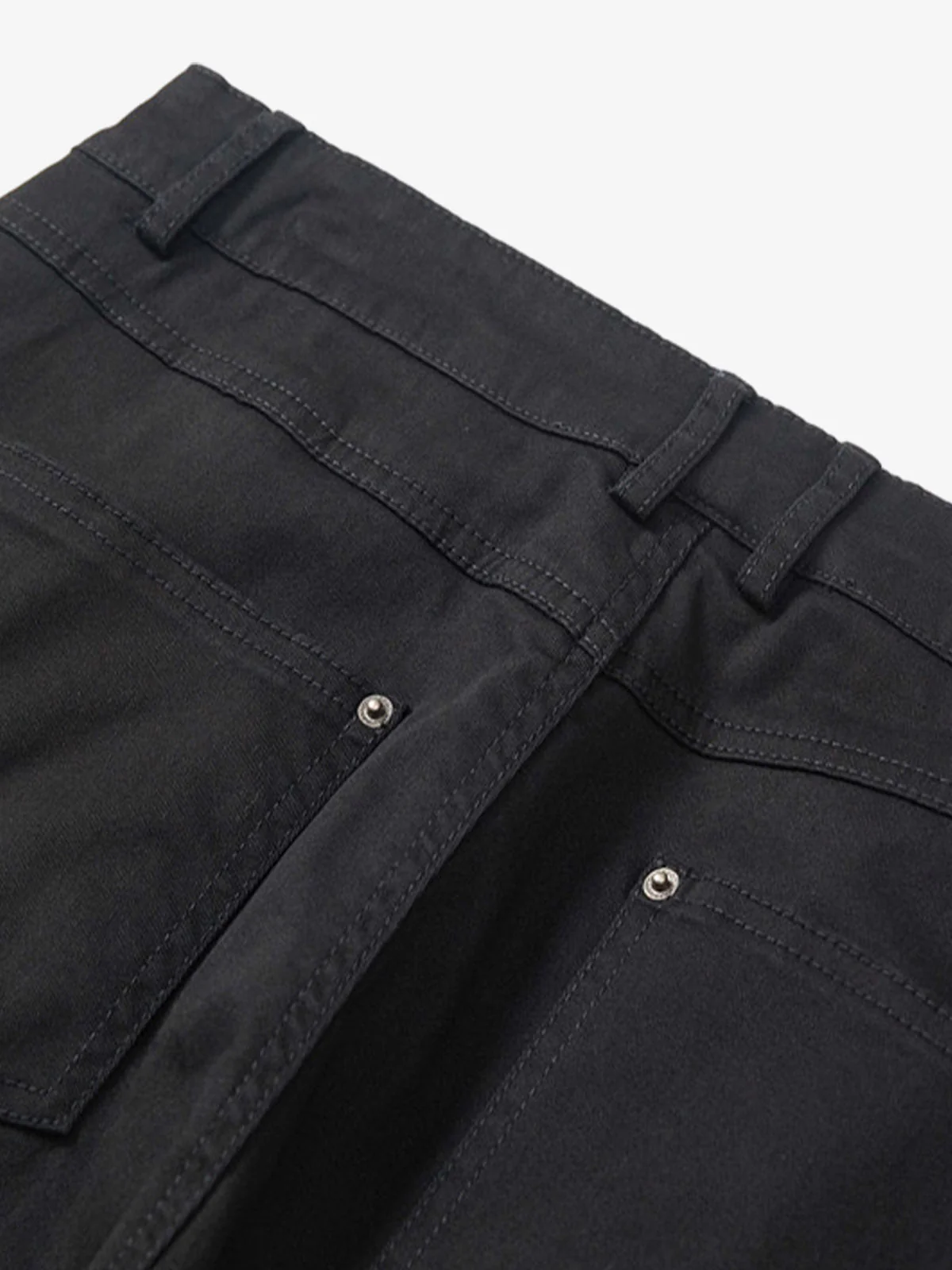 Technical Style Flared Cargo Casual Pants