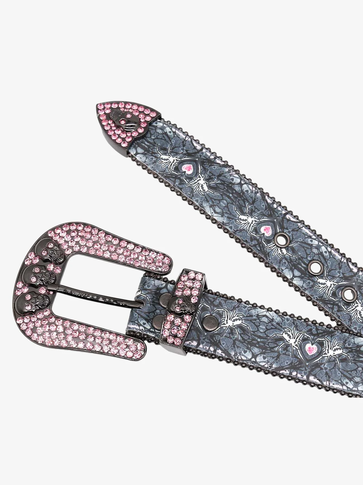 Sparkling Spider-Embellished Belt