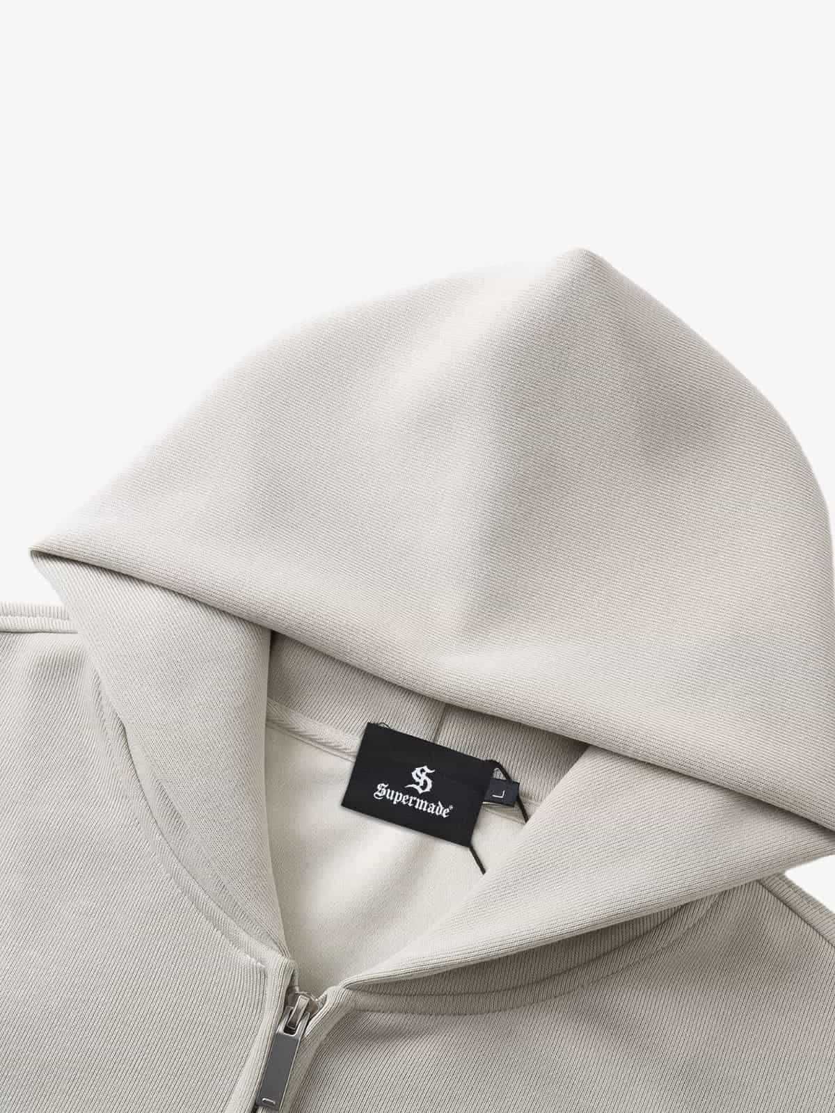 Street Side Tribal Flame Print Zip Up Hoodie