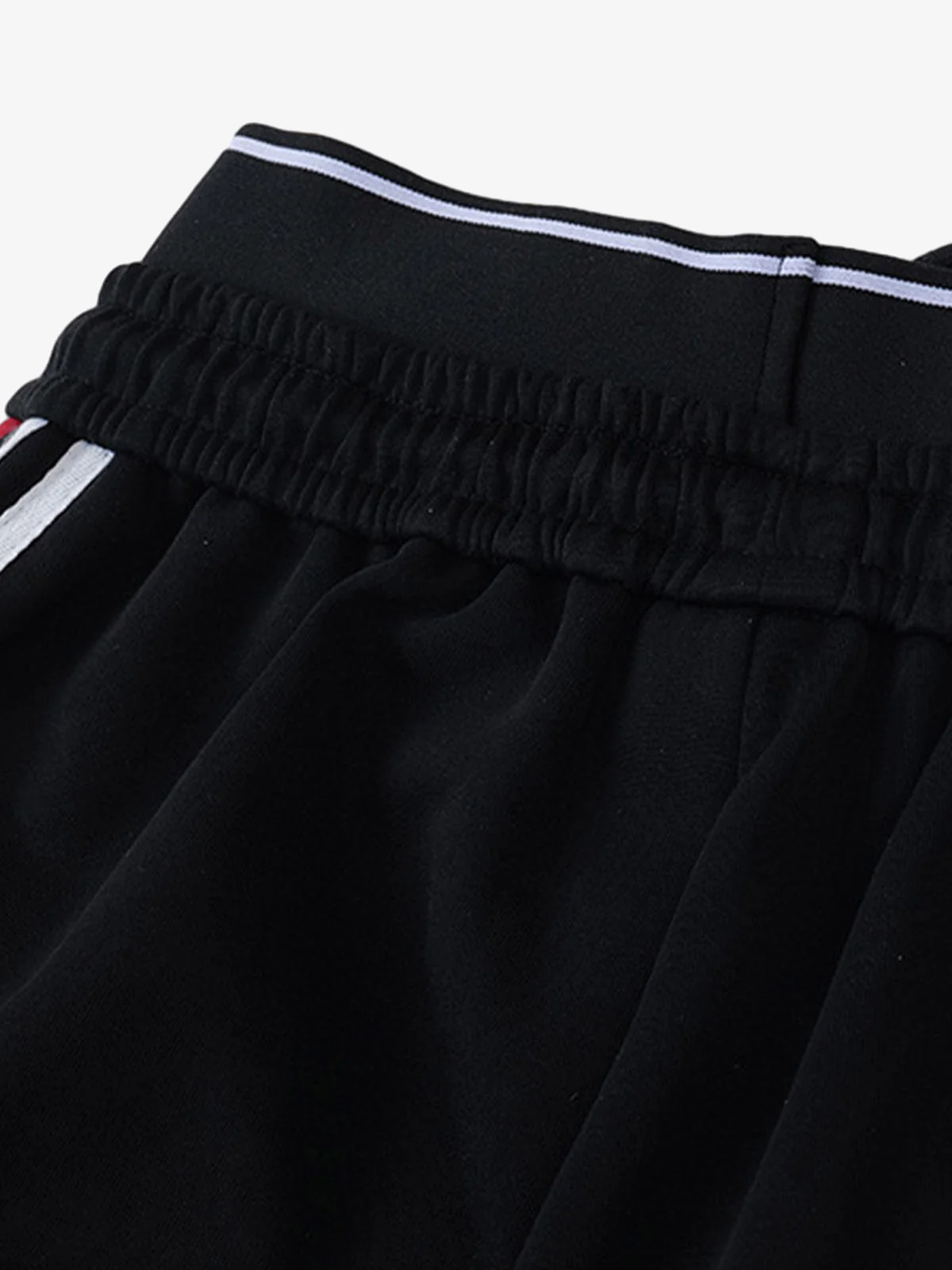 Retro Striped Double Waist Pants