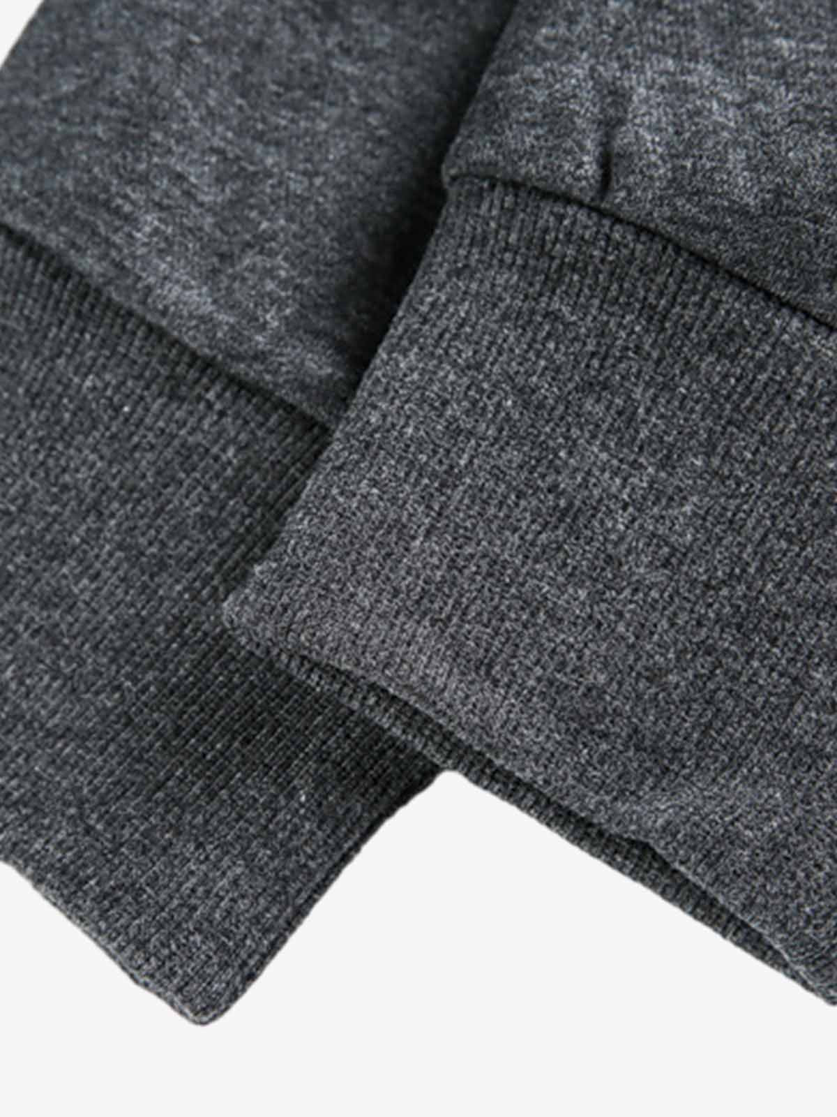 Destroyed Threaded Frayed Zip Up Hoodie