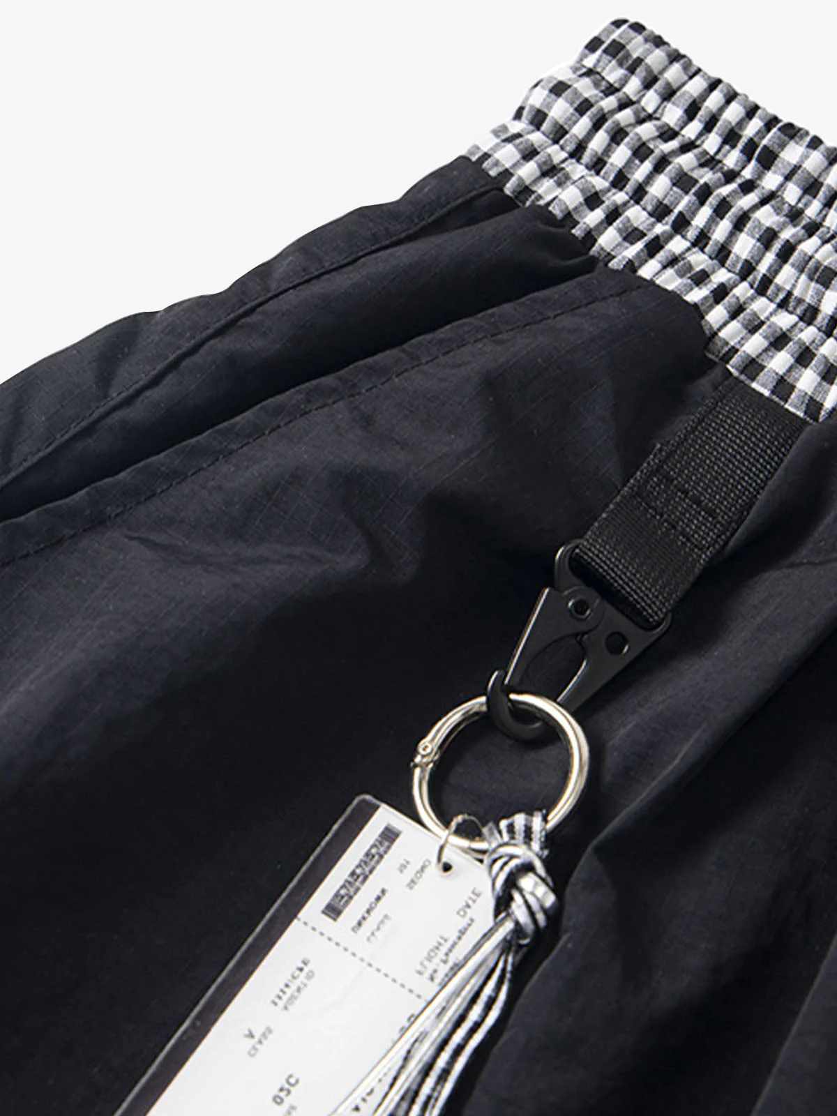 Double Waist Drawstring Baggy Cargo Pants