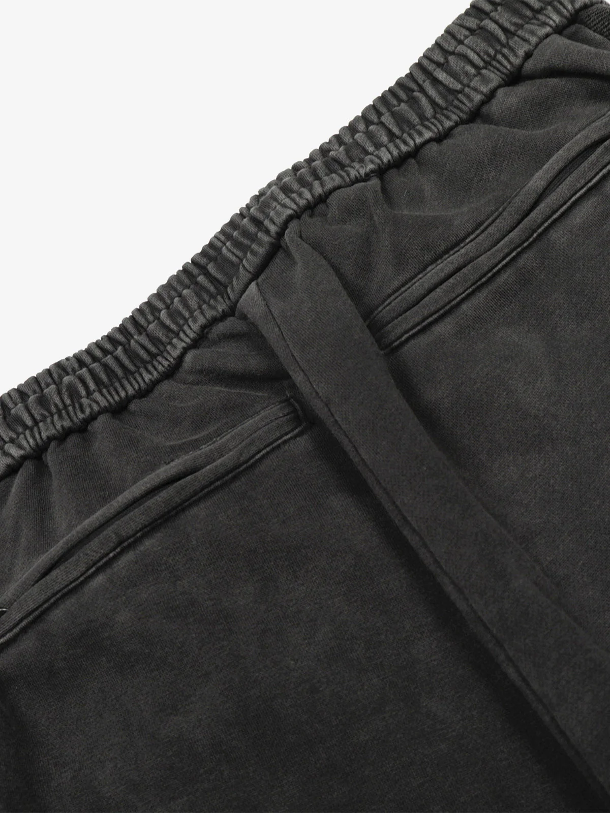 Street Washed Mottled Rivet Letter Print Baggy Sweatpants