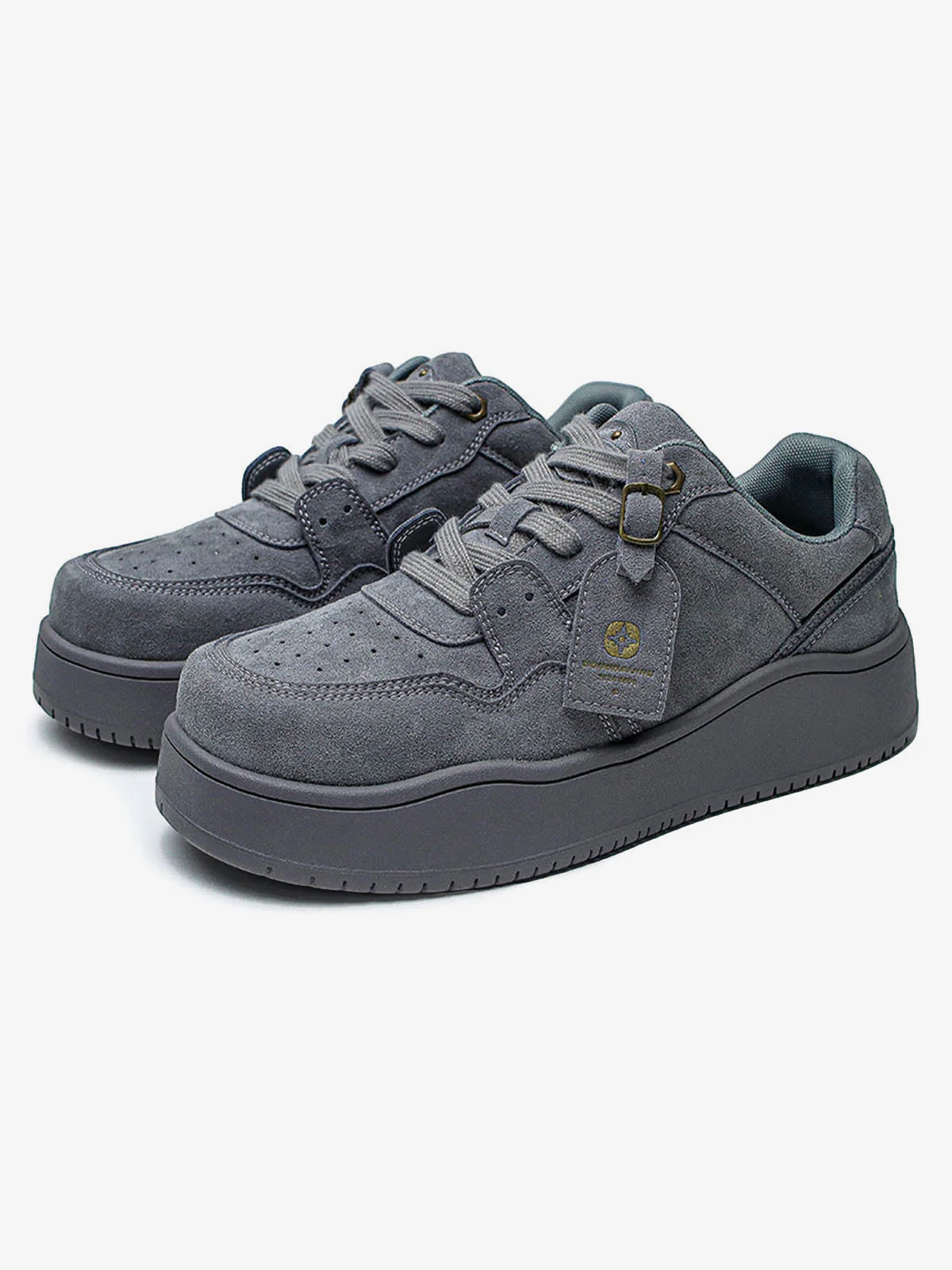 Suede Low-Top Skate Shoes - 2383