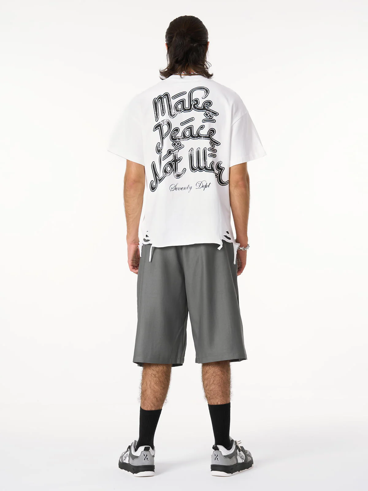 Graffiti Letters Devil Design Graphic T-Shirt