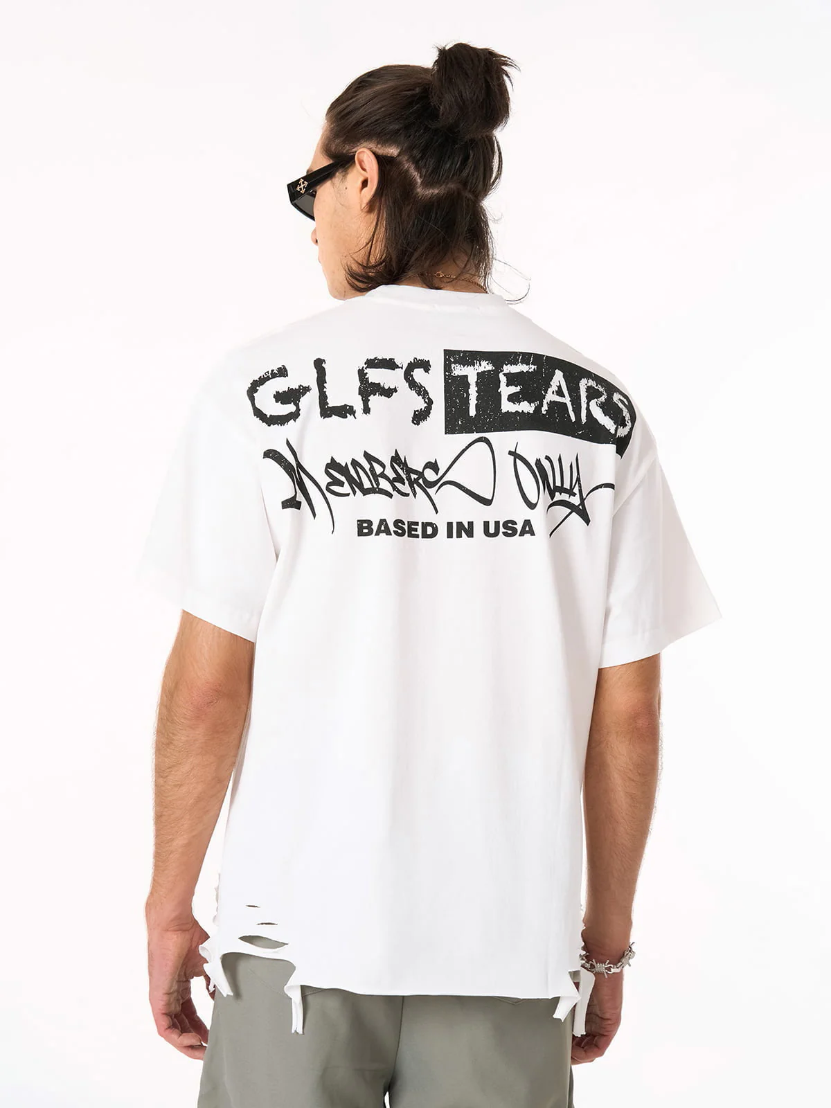 Retro Letter Lip Graphic T-Shirt