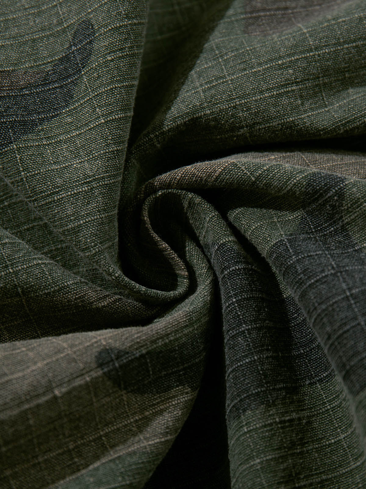 Retro Camouflage Faux Two-Piece Bomber Jacket - 2536