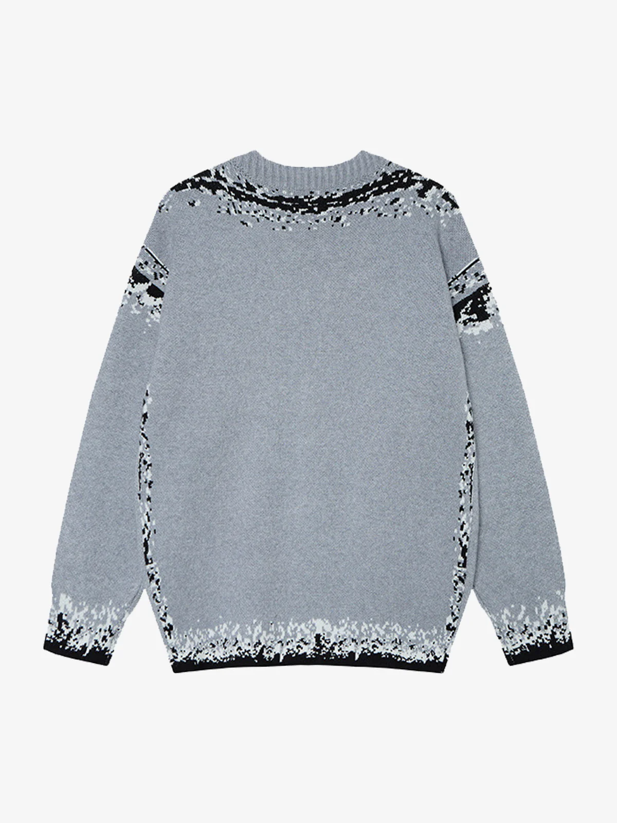 Retro Butterfly Gradient Knit Cardigan Sweater