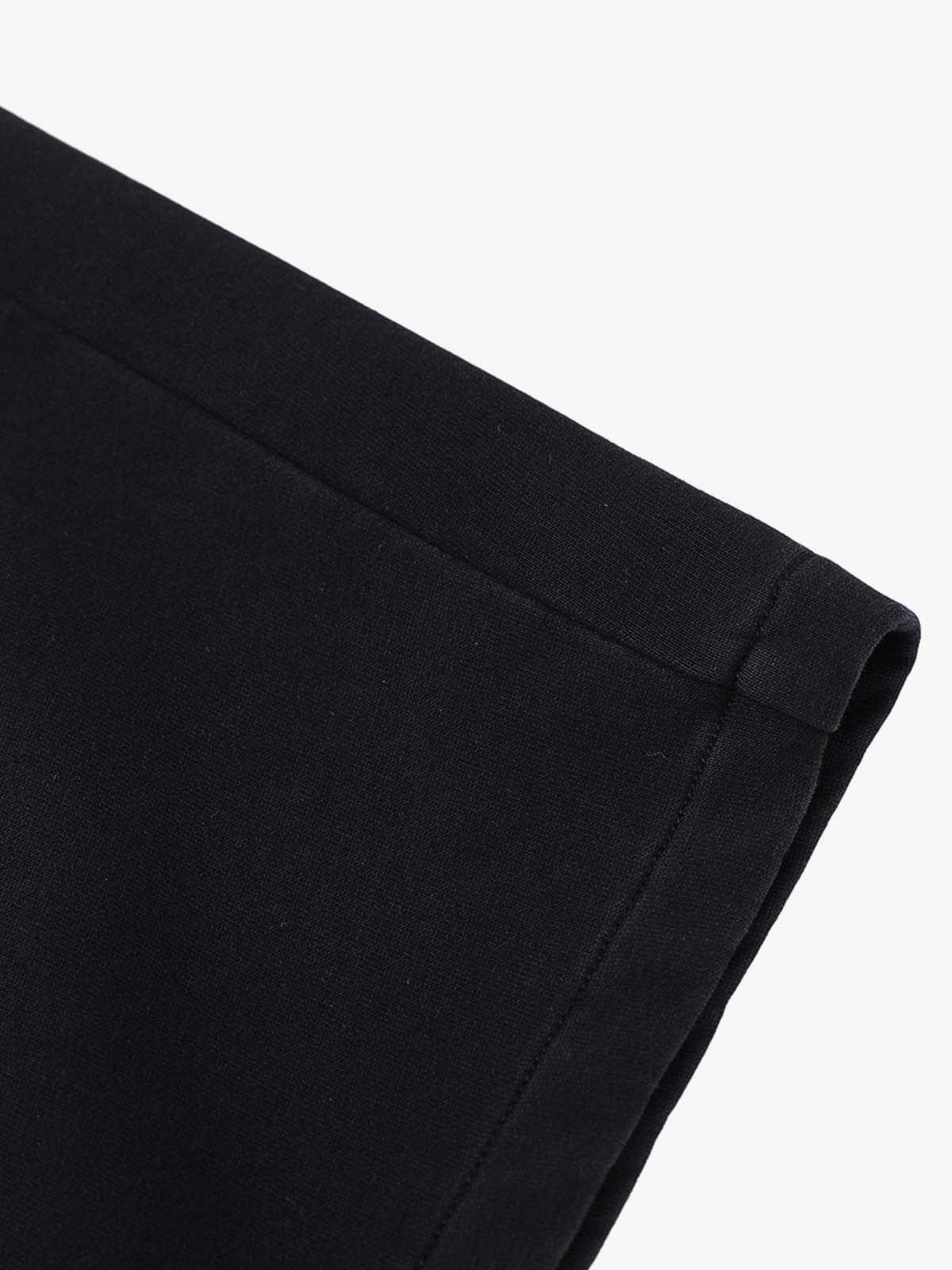 French Terry Distressed Gradient Drawstring Wide Leg Pants