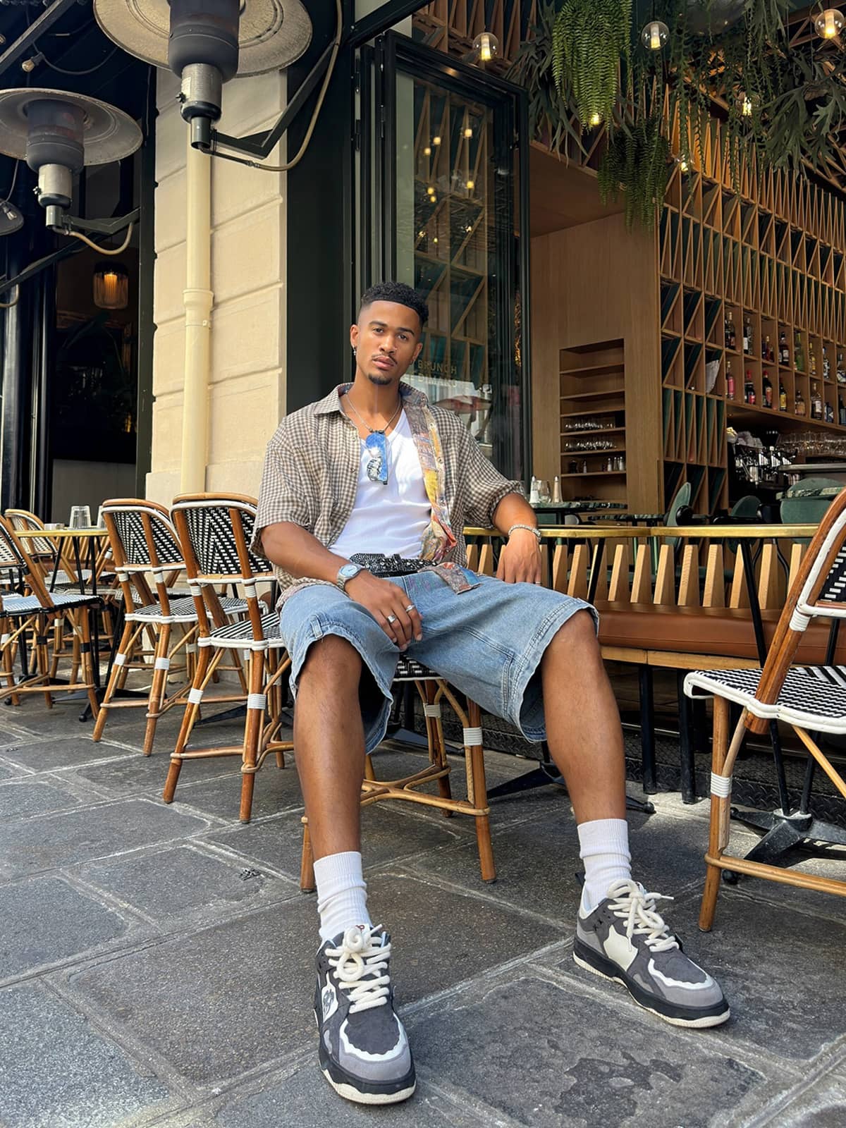 Street Reversible Short-sleeved Shirt - 2089