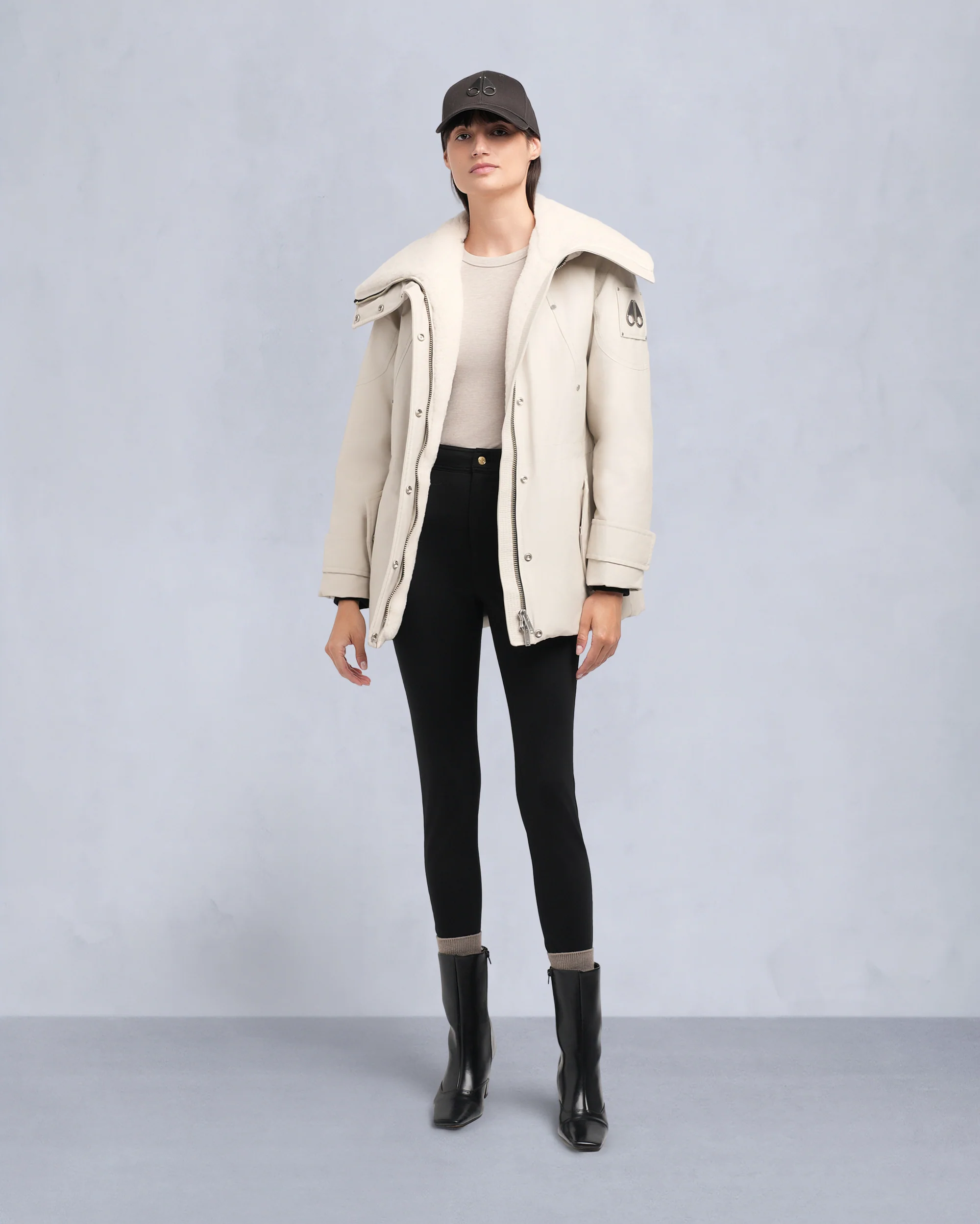 ORIGINAL AURORA SHEARLING TRIM JACKET