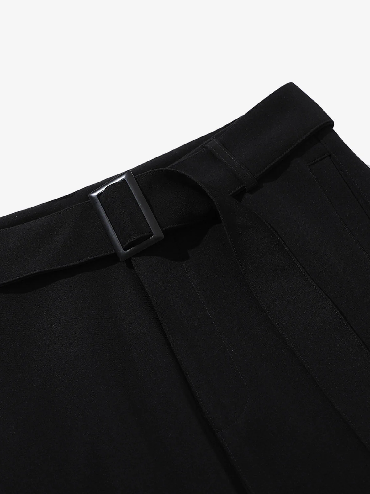 High Street Belt Pleated Flared Scimitar Pants