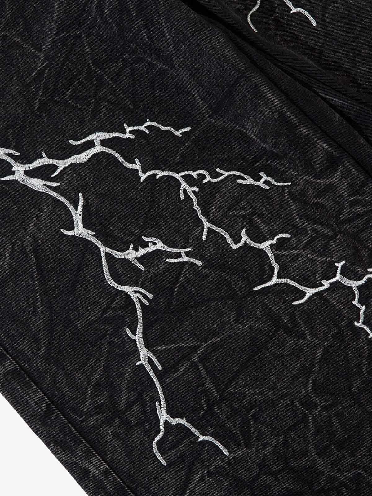 Thesupermade High Street Hip-hop Distressed Washed Jeans - 2185