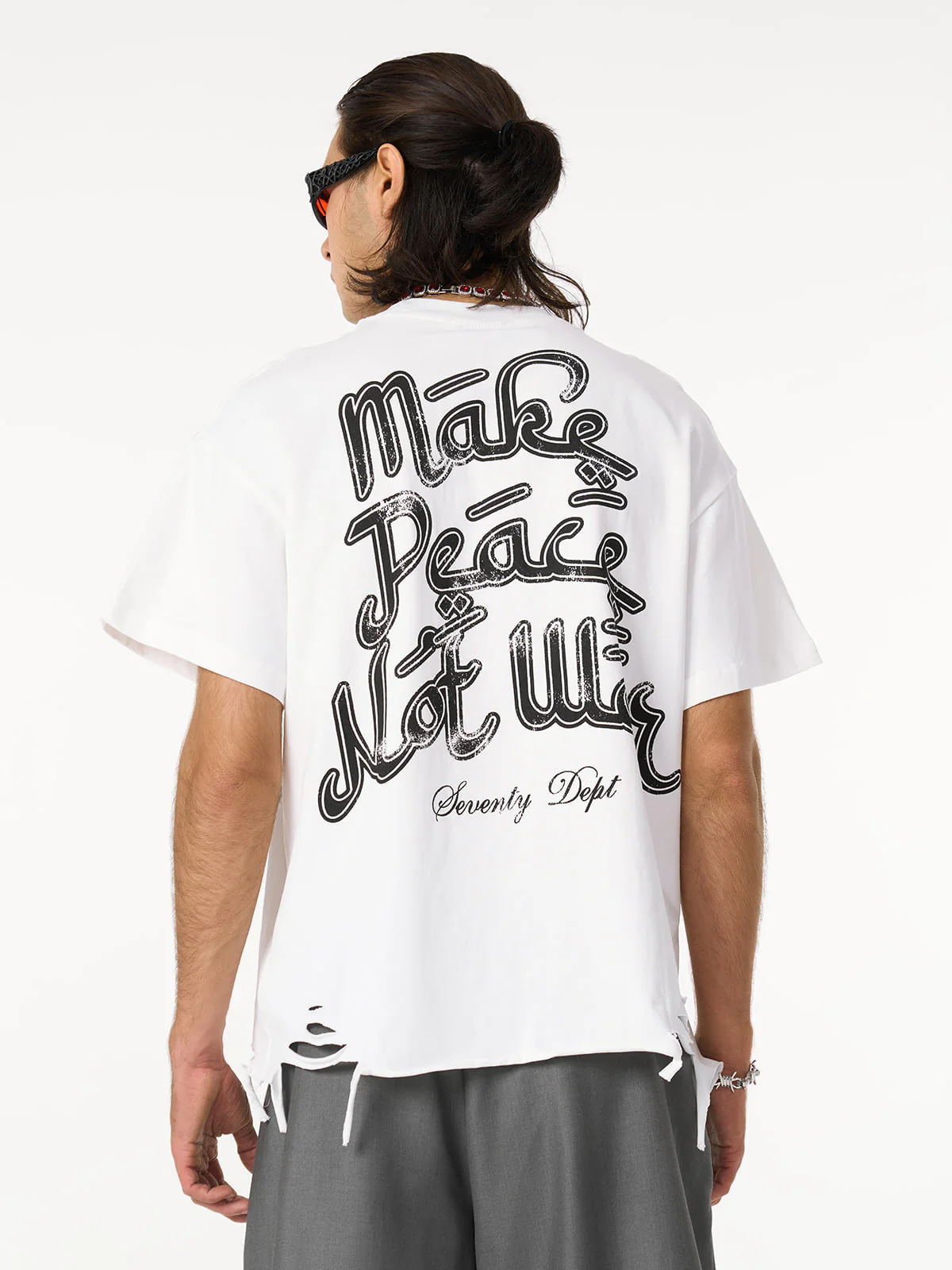 Graffiti Letters Devil Design Graphic T-Shirt