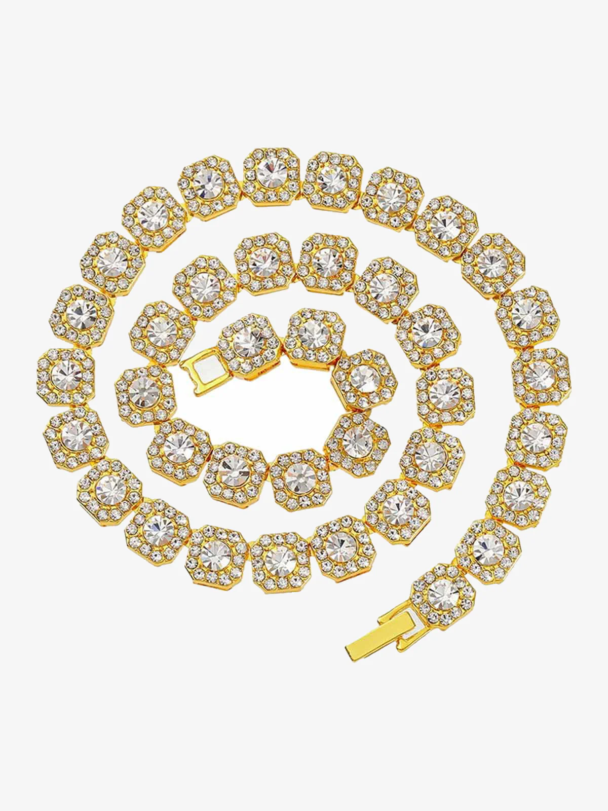 Thesupermade Round Diamond Cuban Necklace