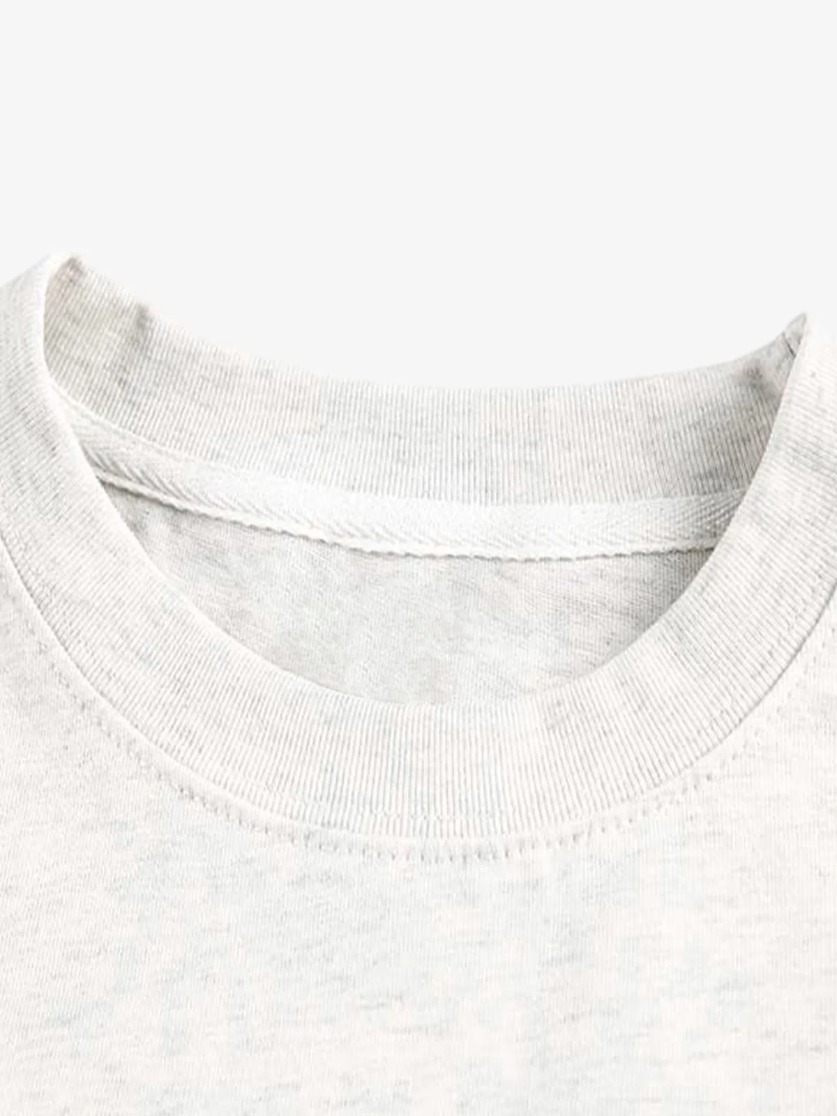 Hand-painted Cartoon Characters Printed Long-Sleeved T-Shirt